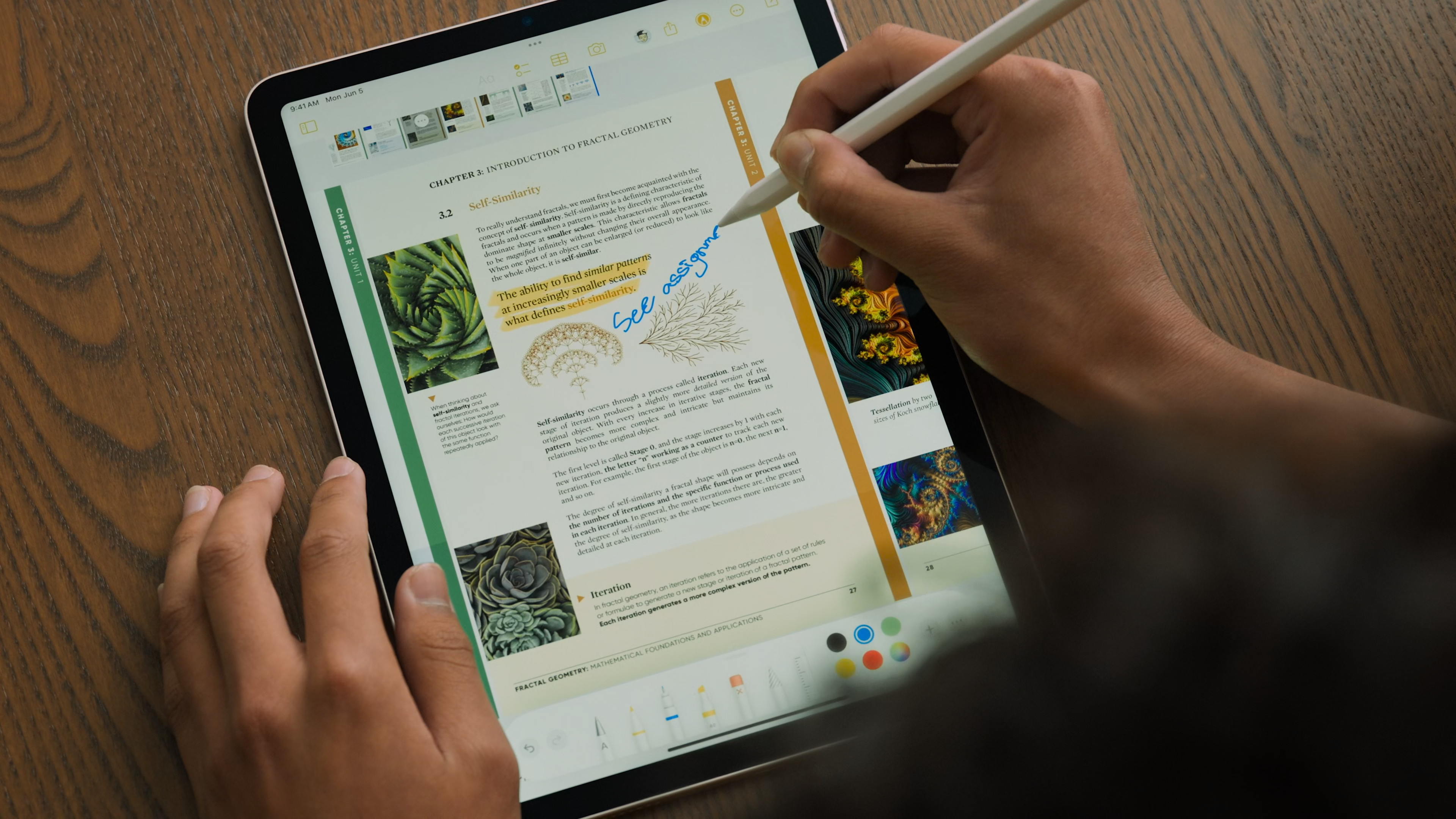 tablet note taking with stylus