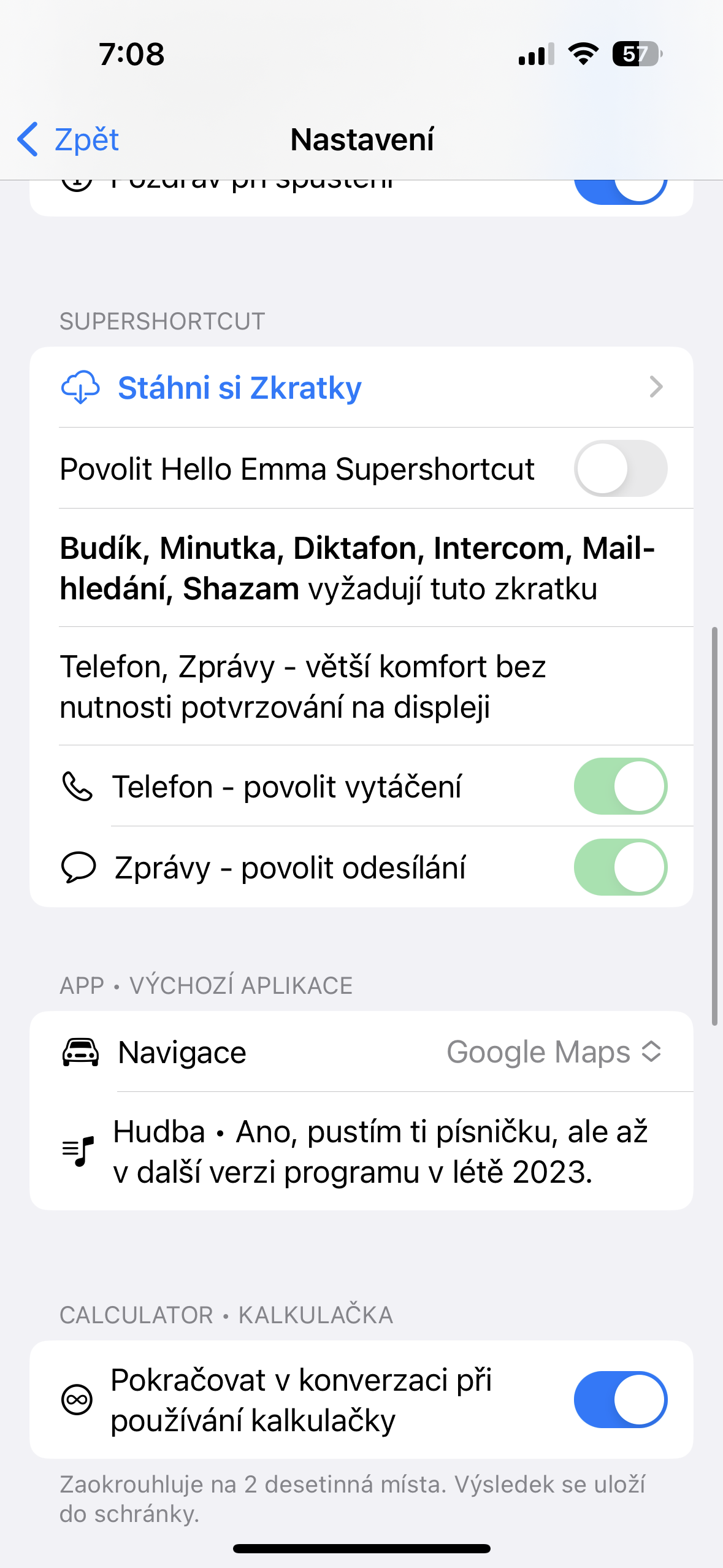 voice assistant shortcuts screen