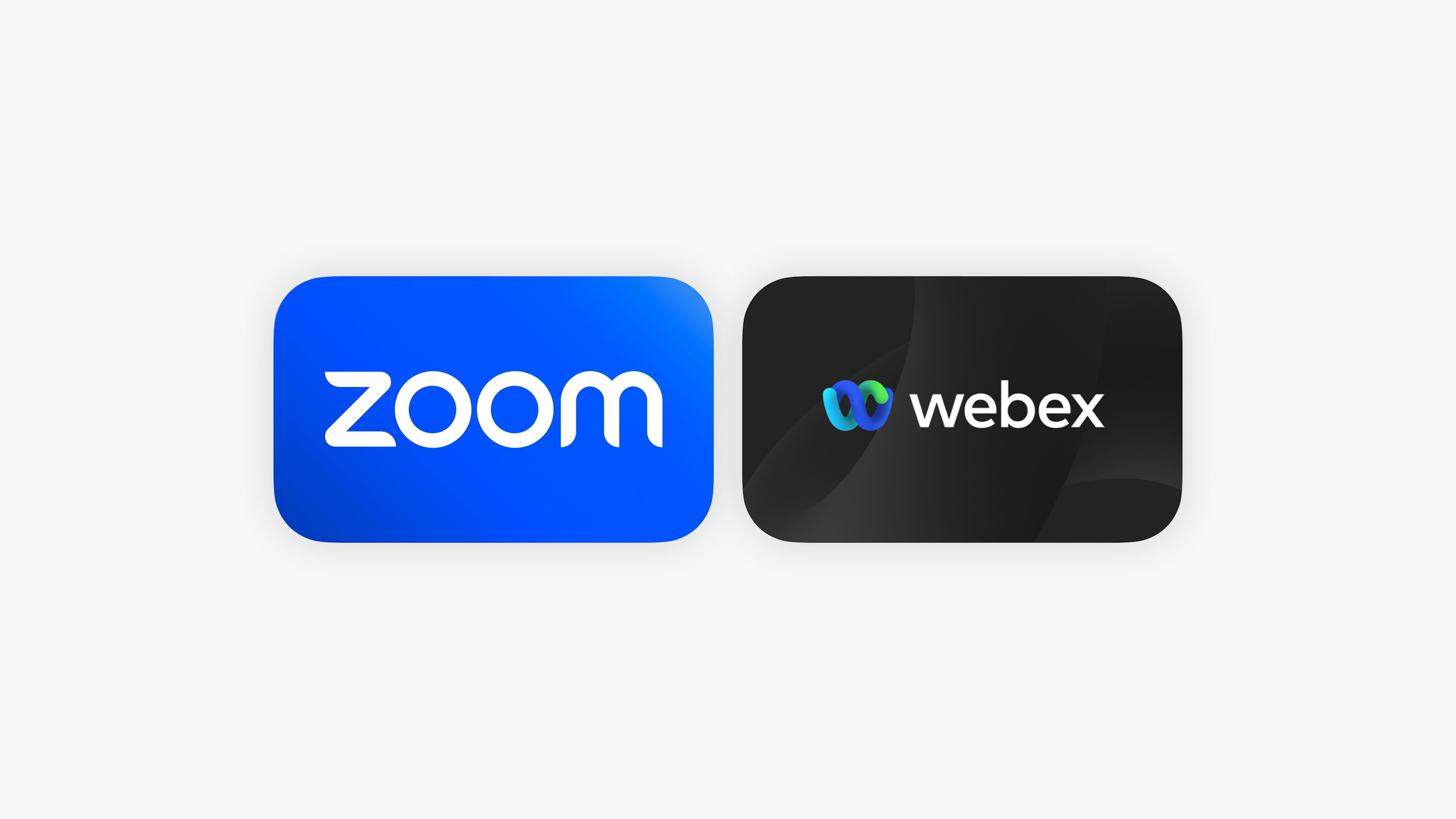 zoom webex logos