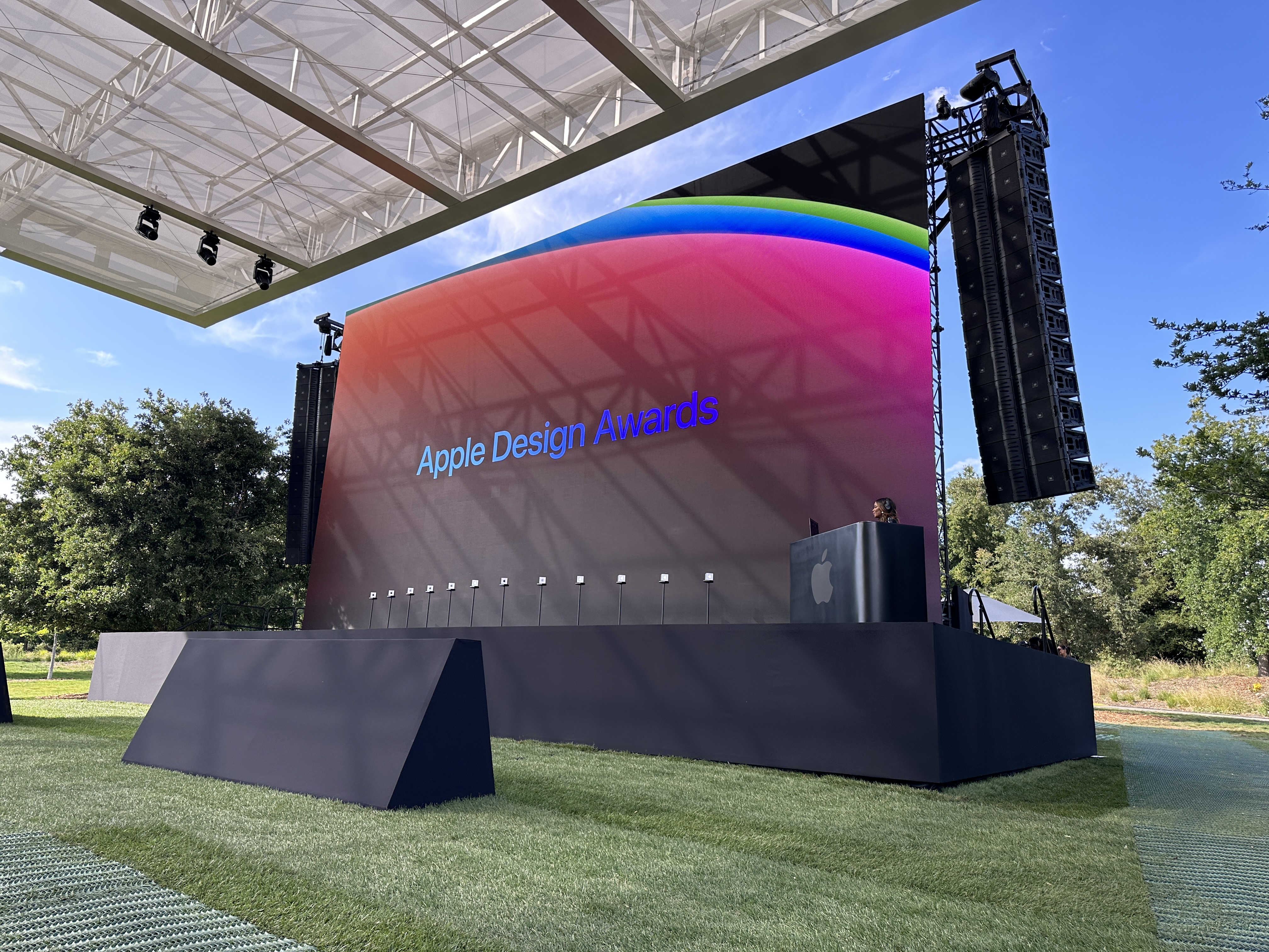 apple design awards stage