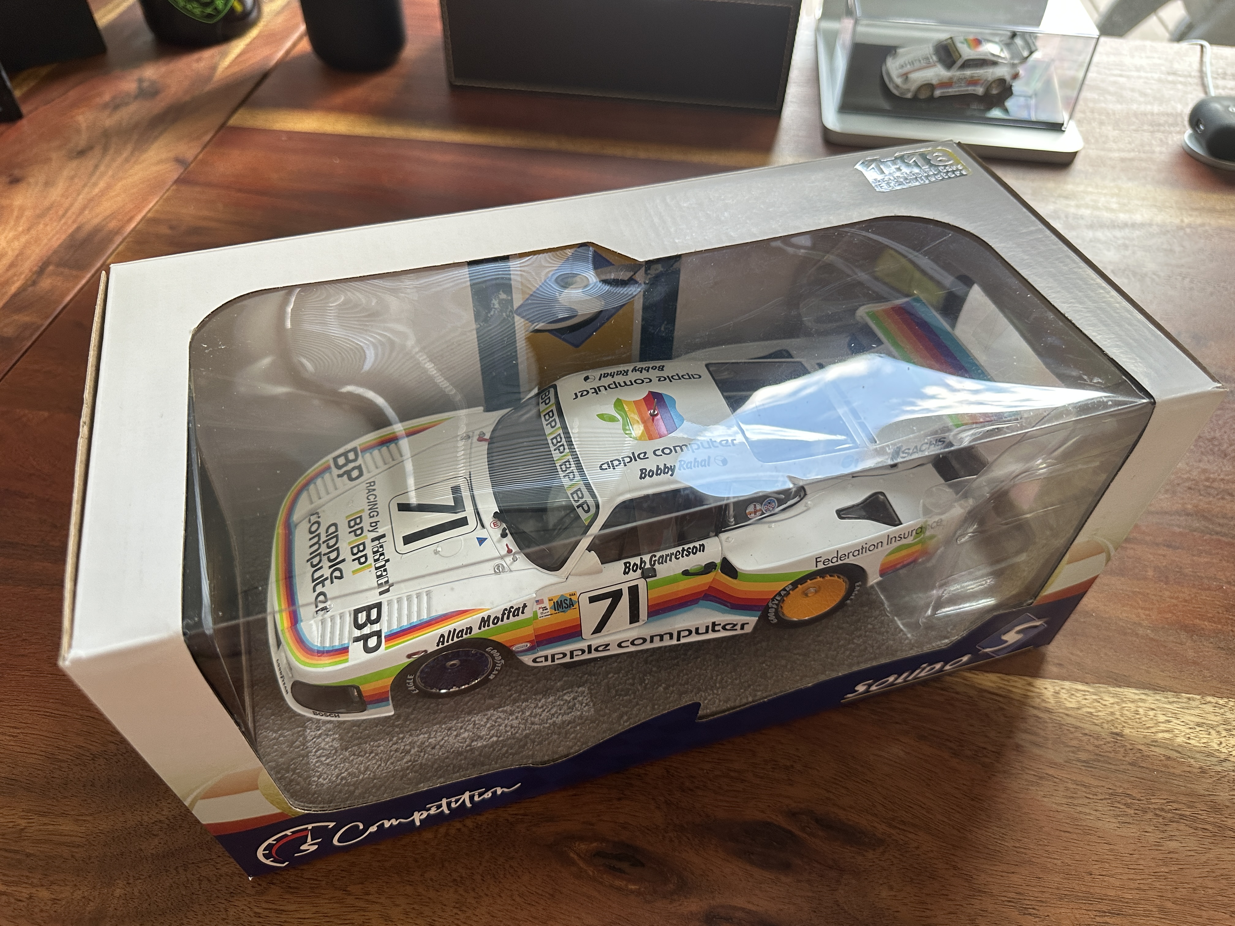 apple race car boxed