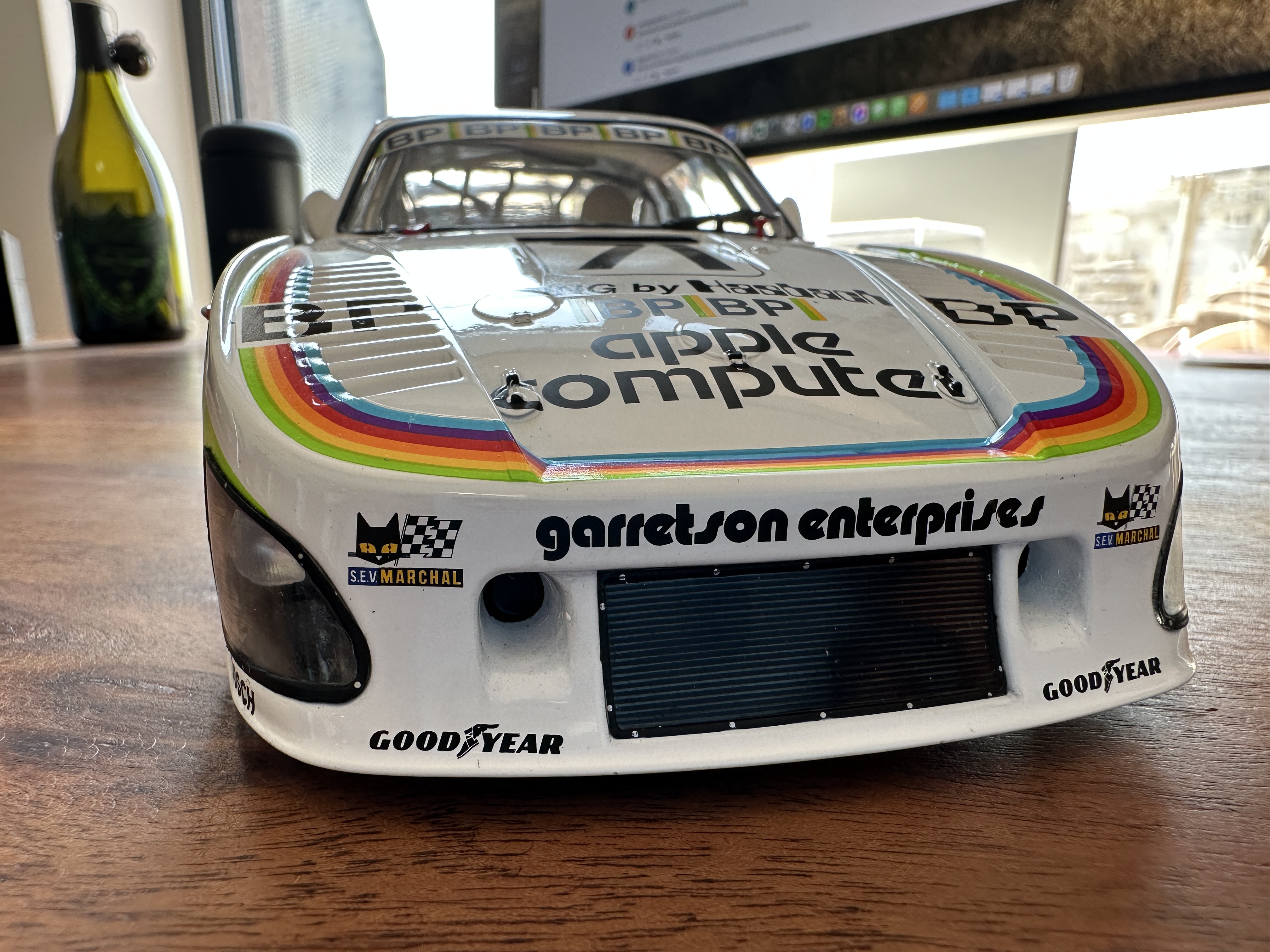 apple race car front view