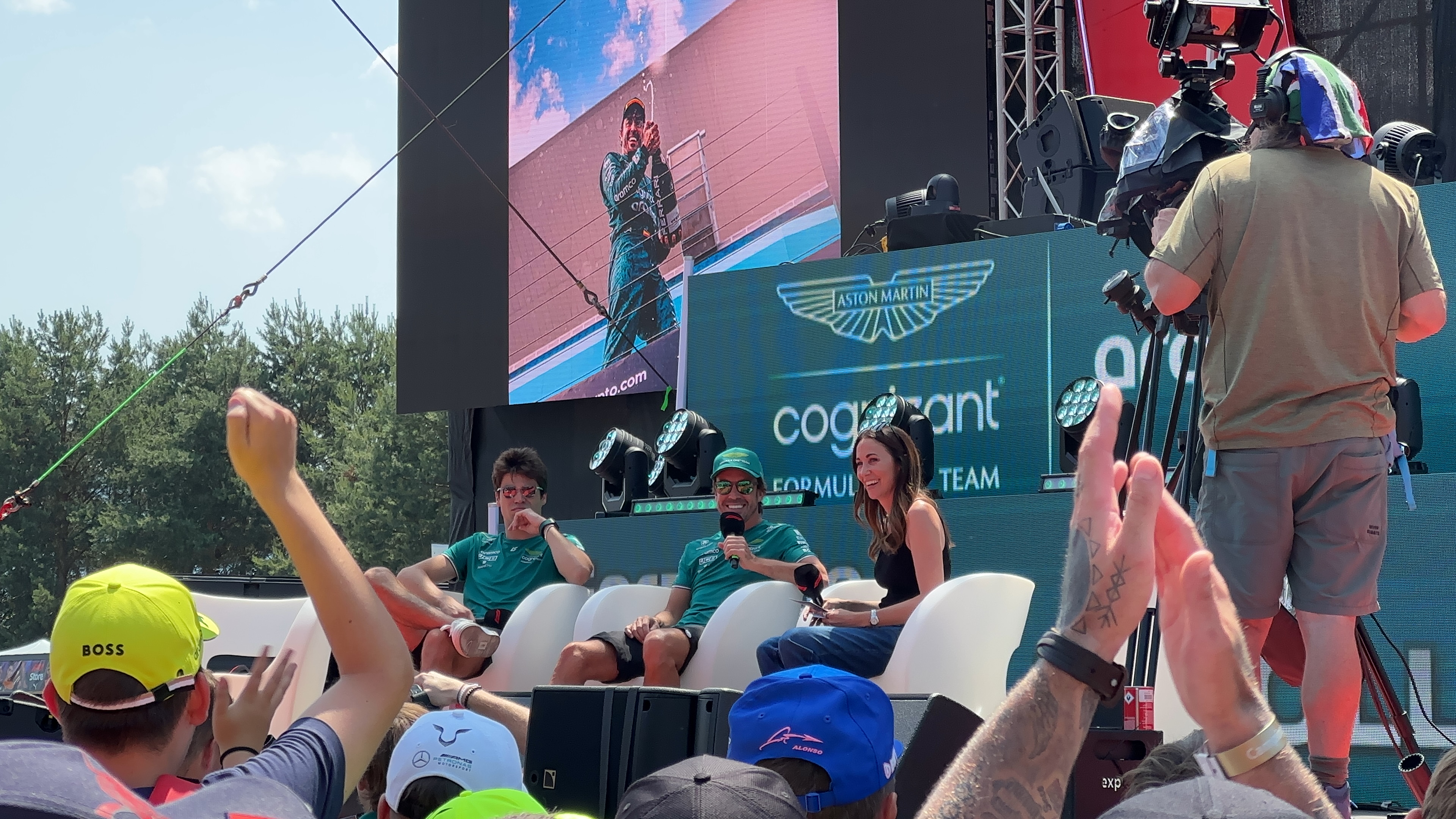 aston martin f1 team discussion