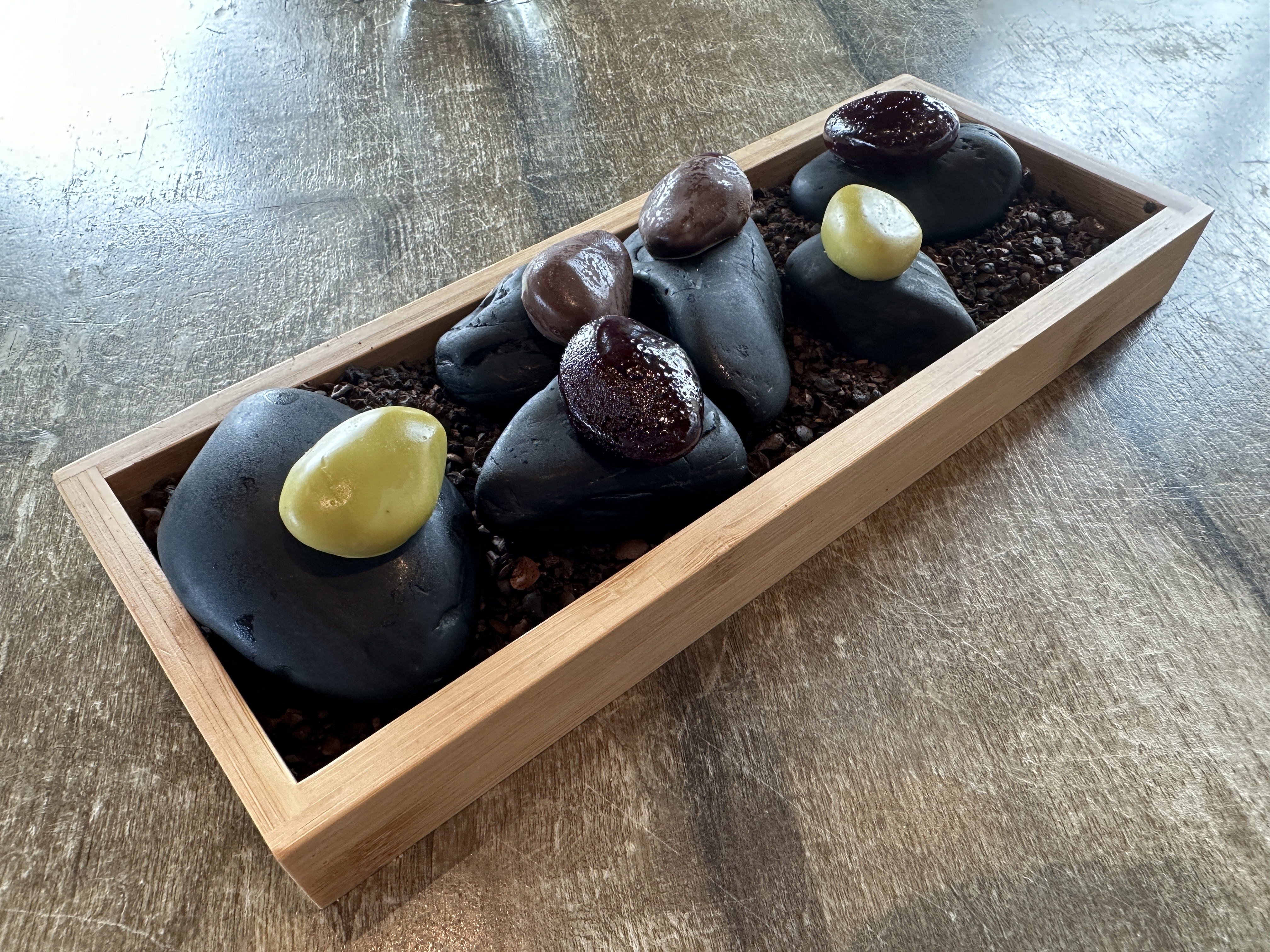 decorative stone dessert