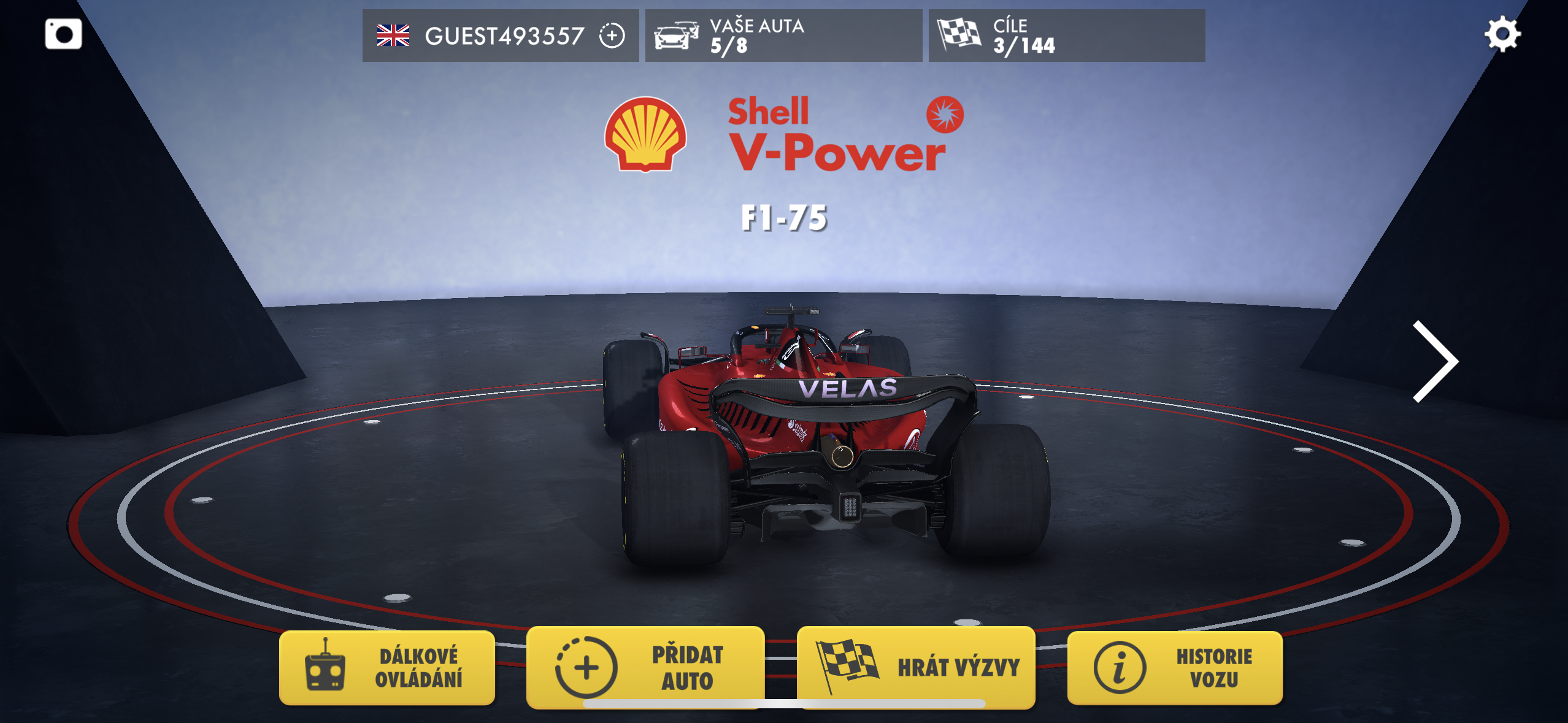 ferrari f1 75 front view game