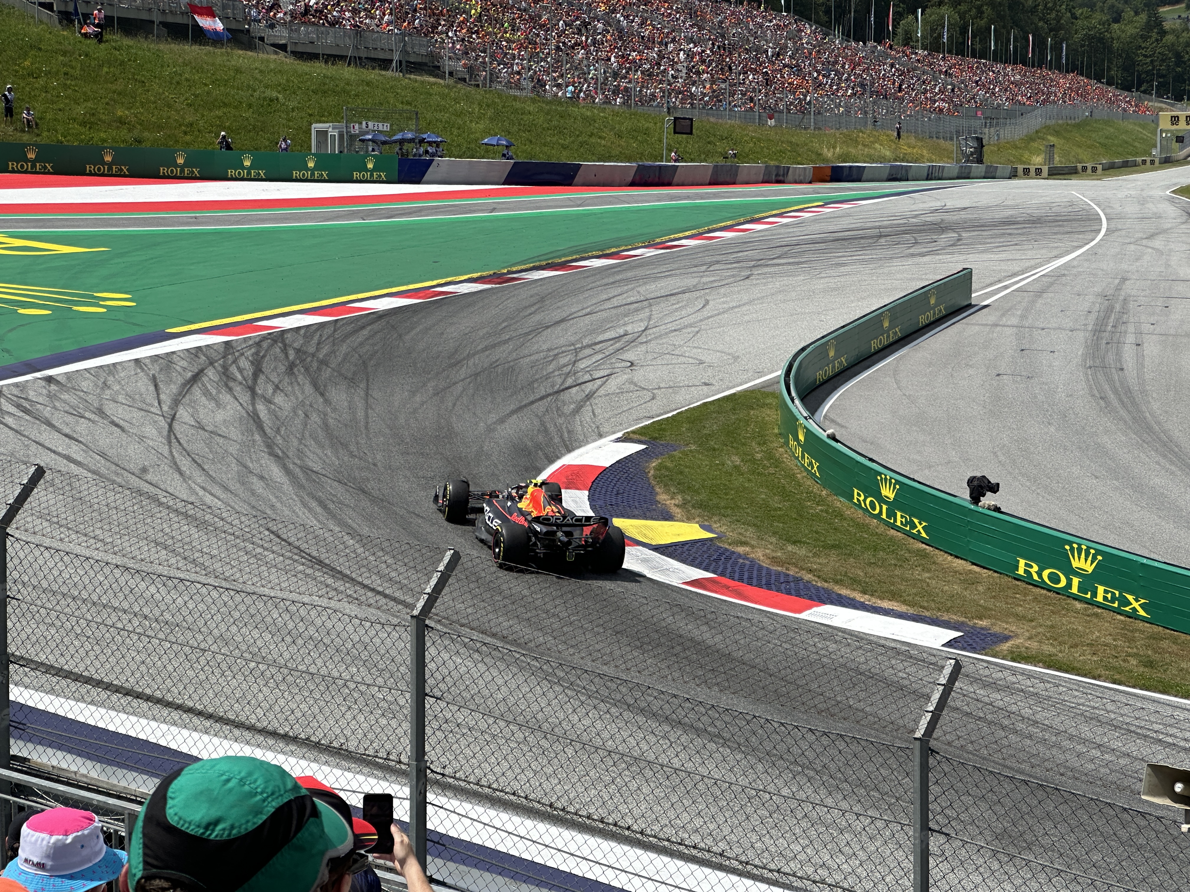 formula one corner turn