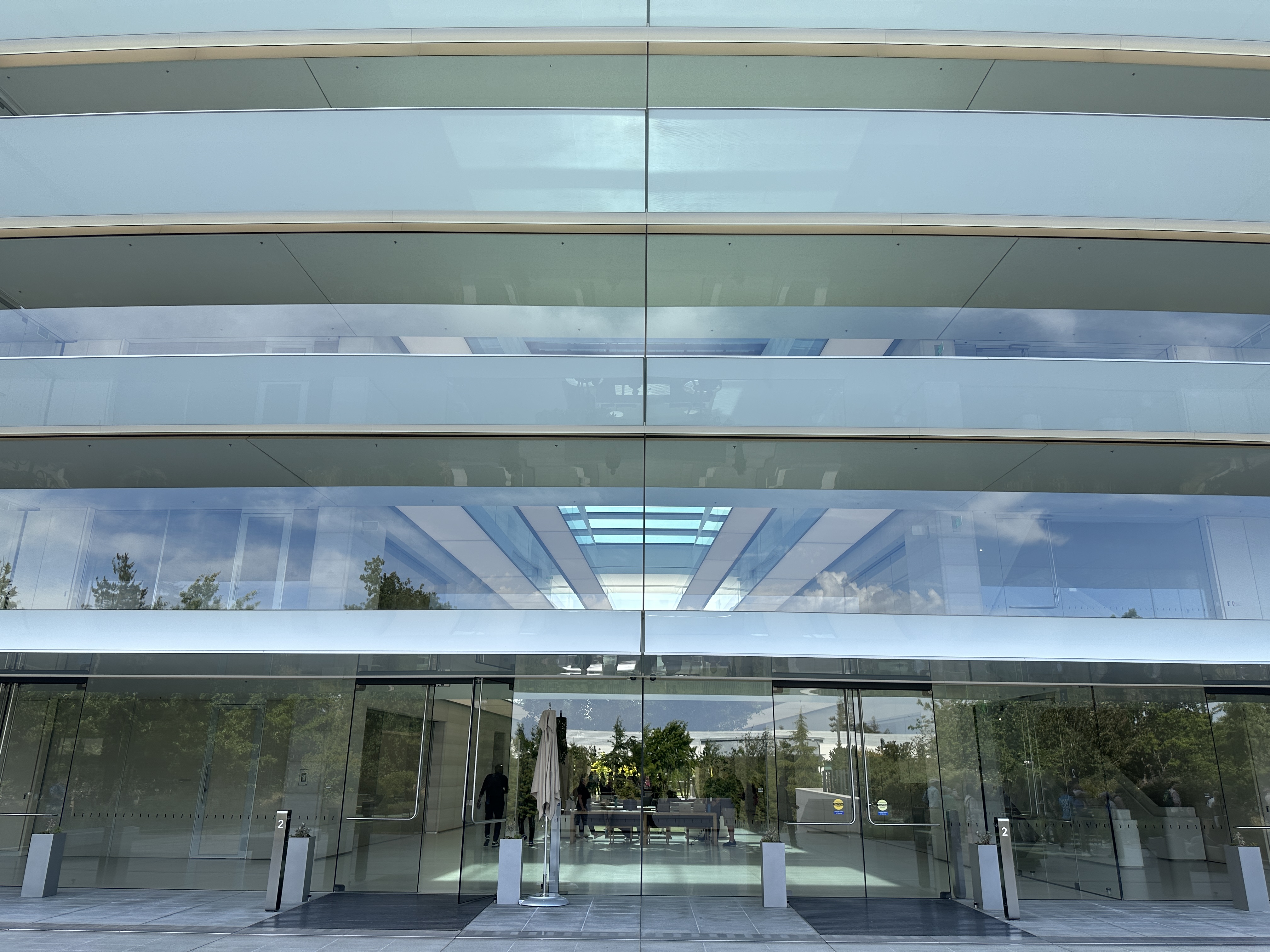 glass building entrance