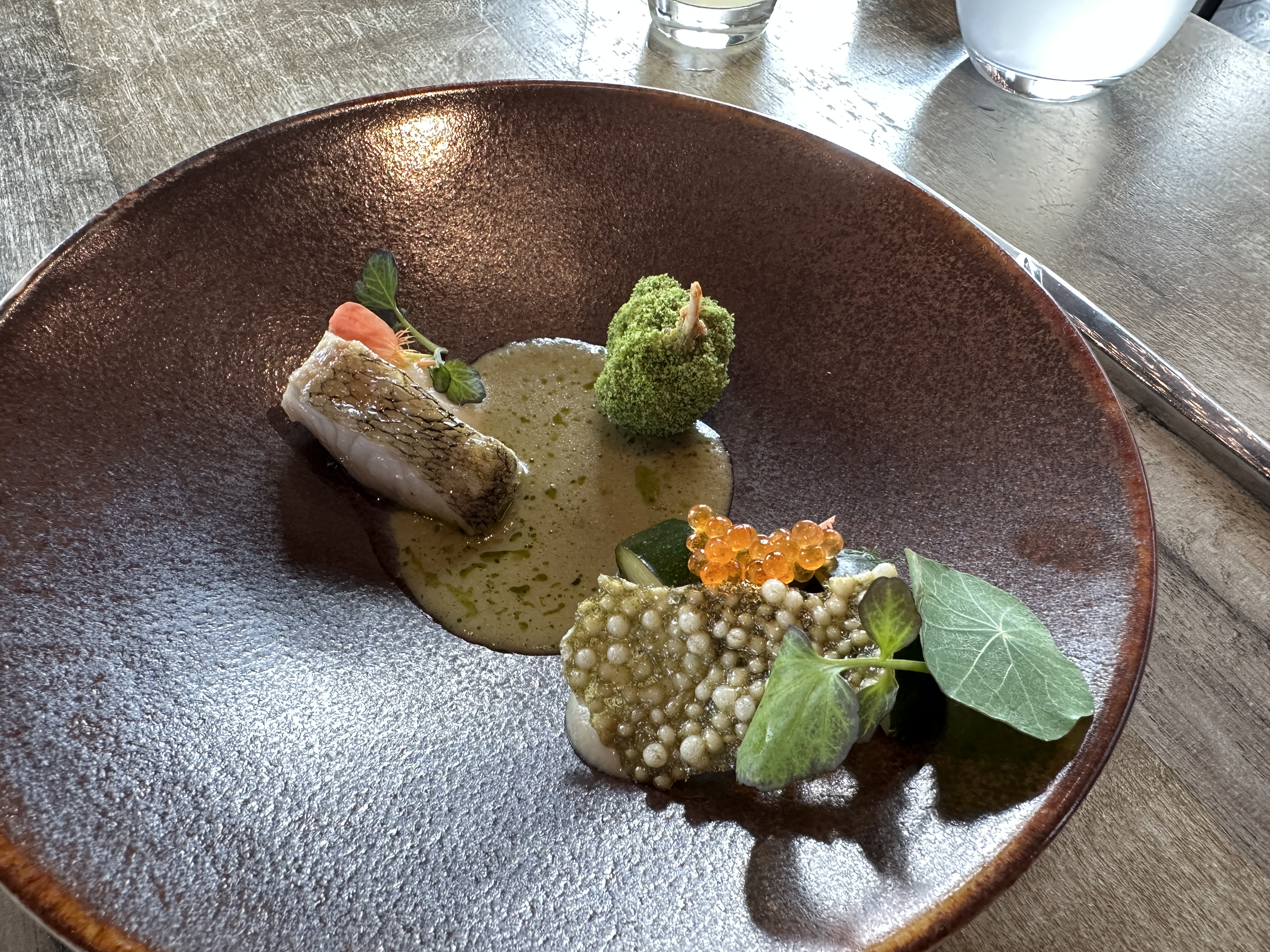 gourmet dish presentation