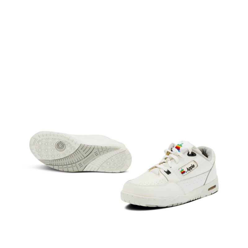 retro apple sneakers side view