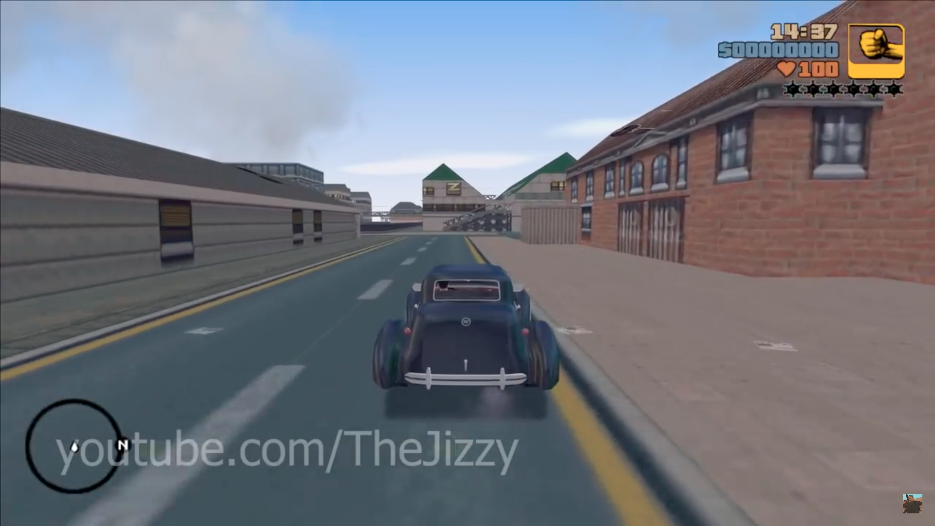 retro video game car