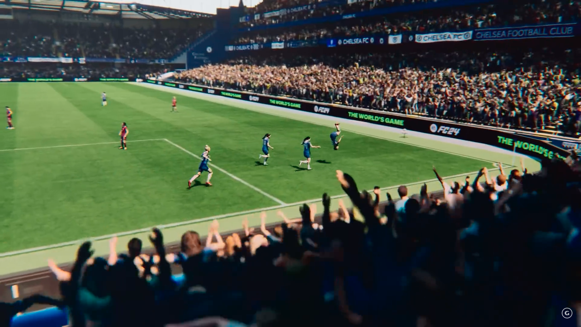 soccer match celebration