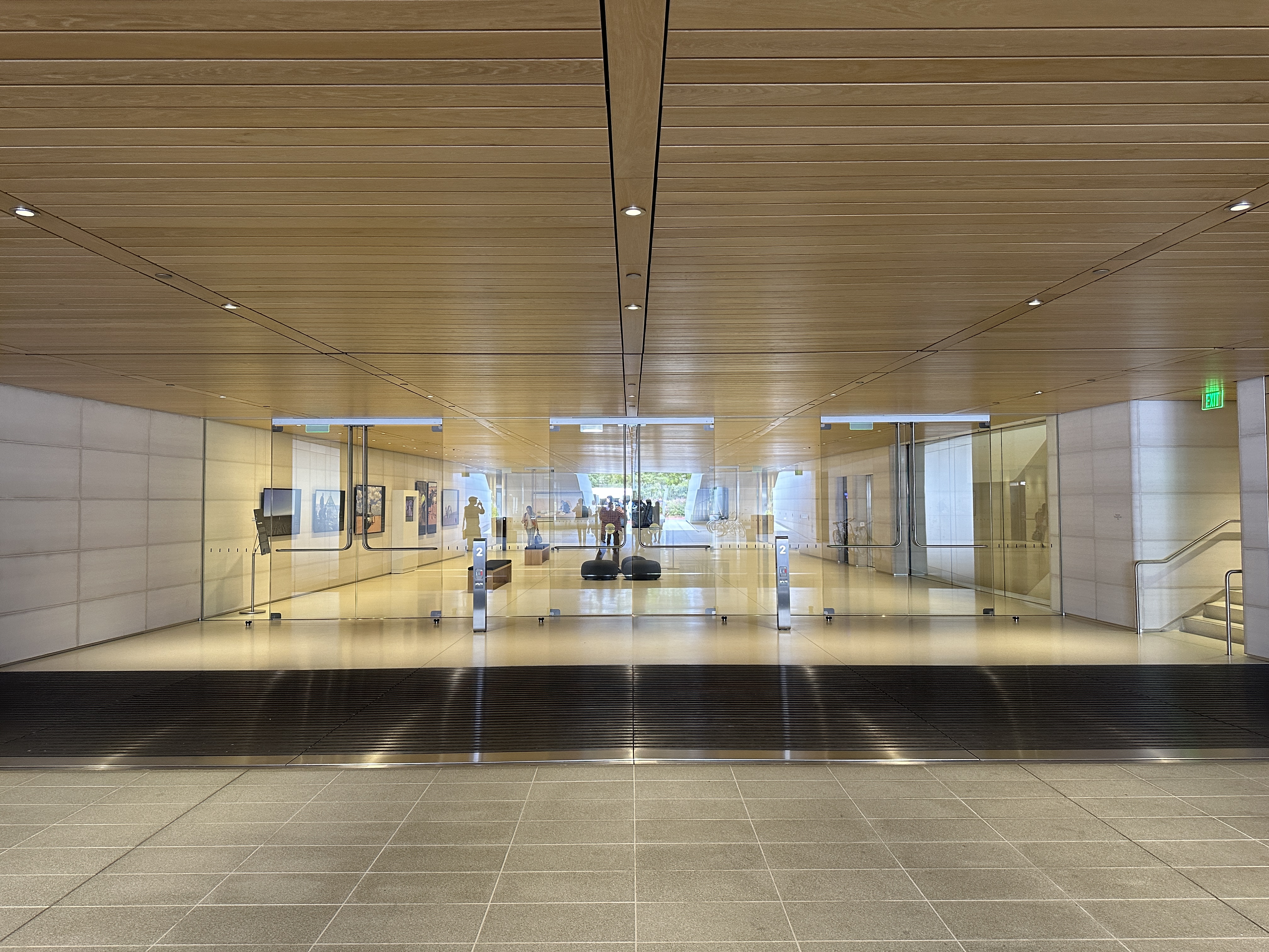 spacious modern lobby