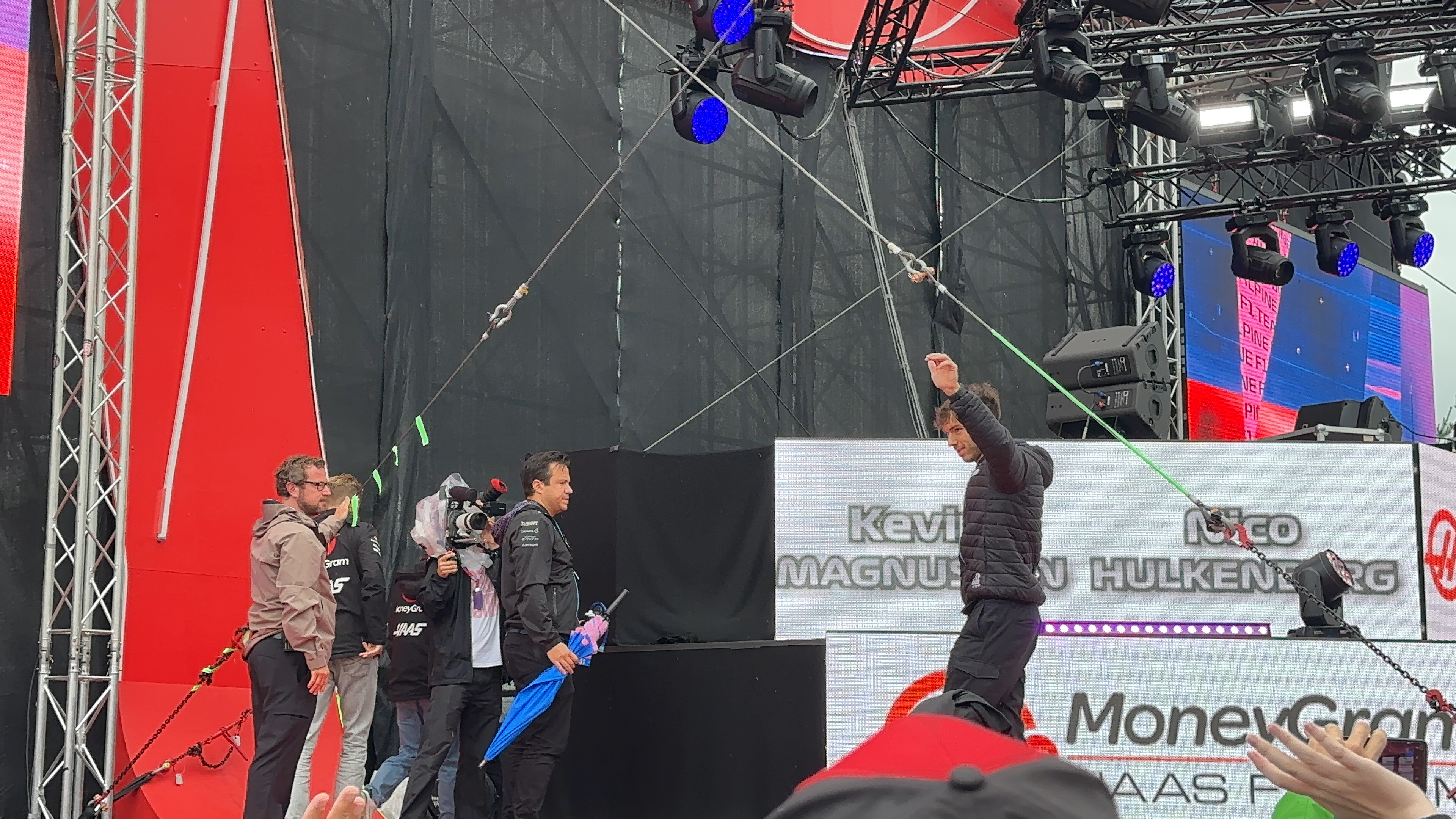 stage event with crowd