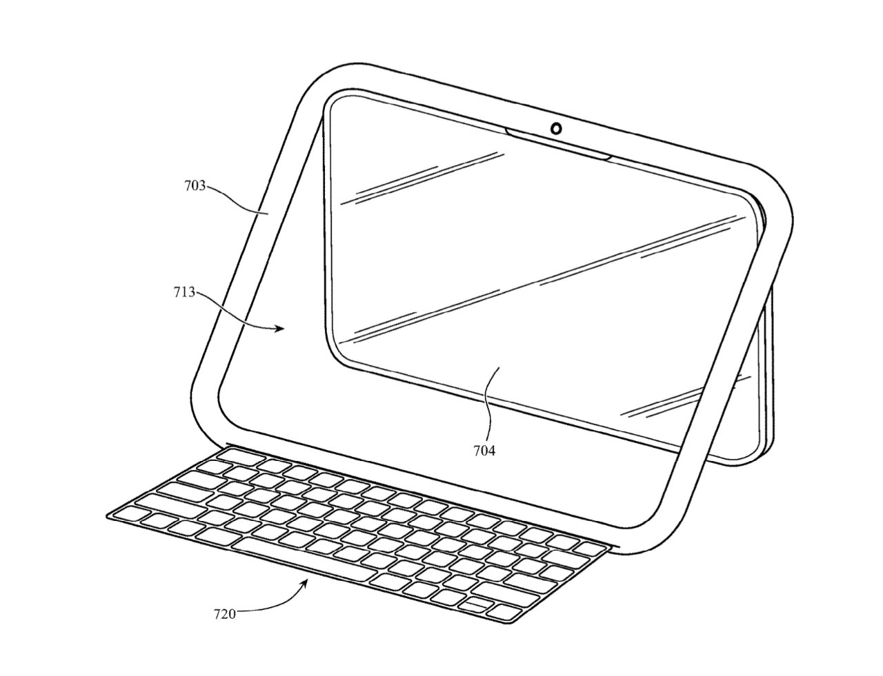tablet with keyboard design