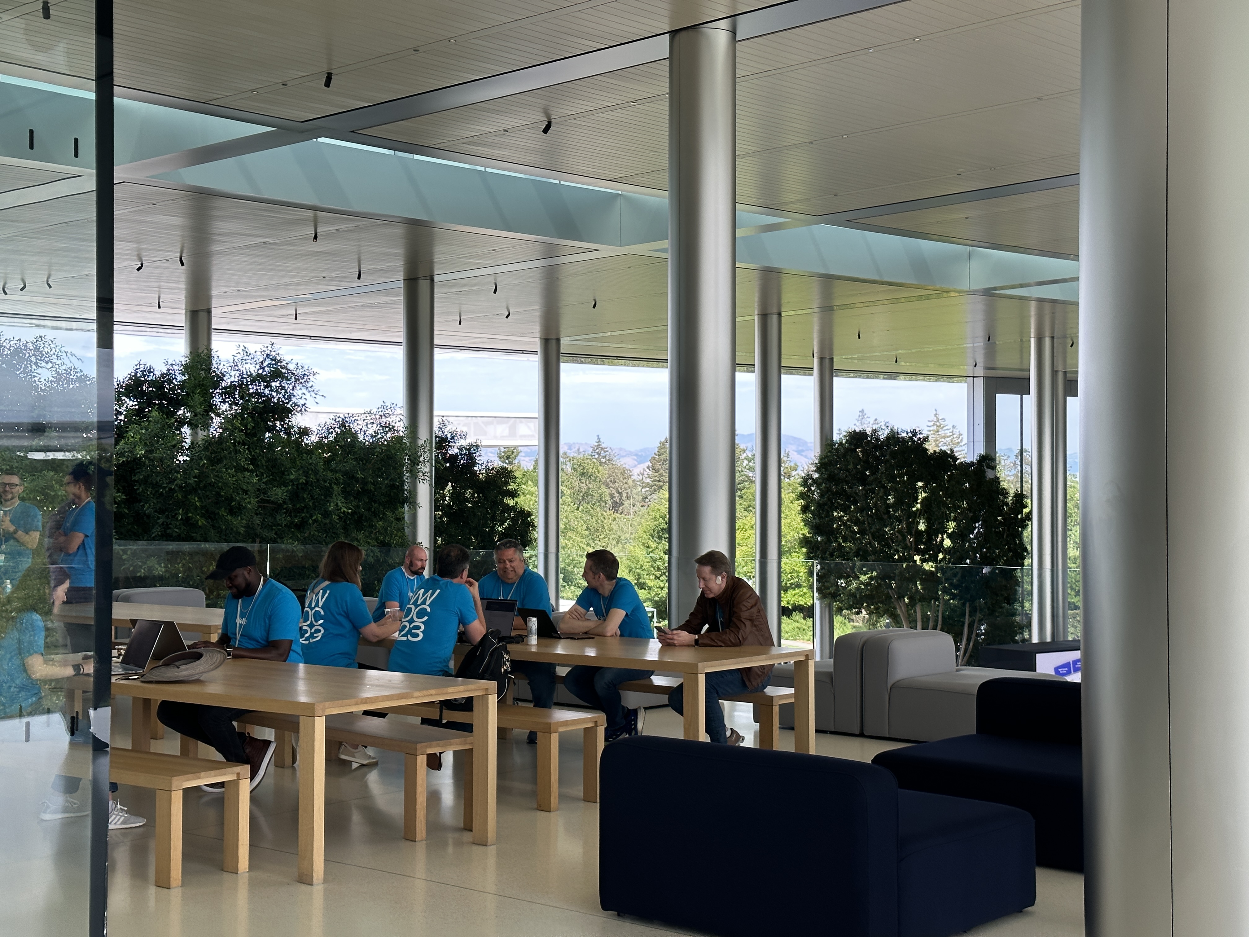 team meeting in modern office