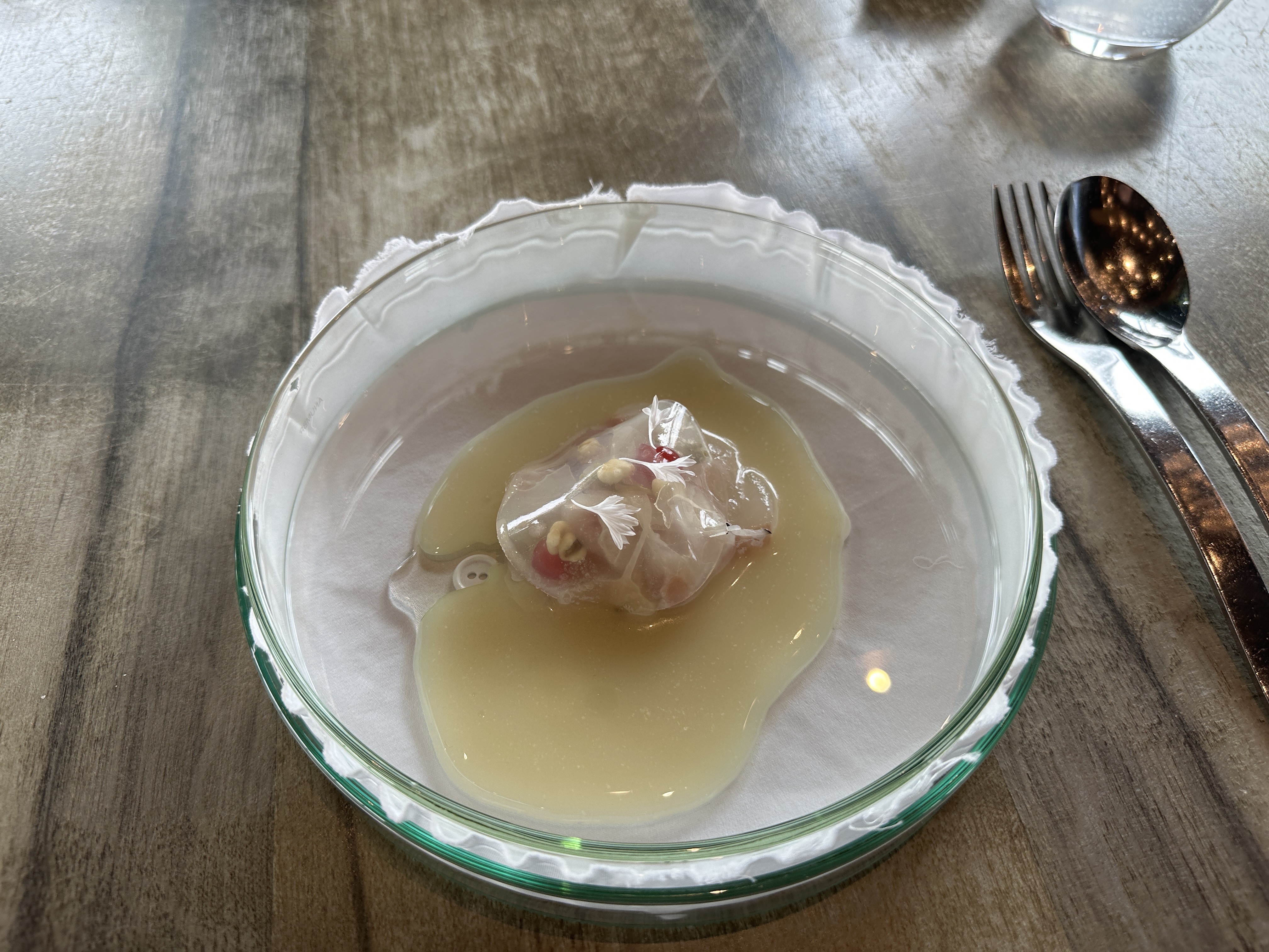 unique dish presentation