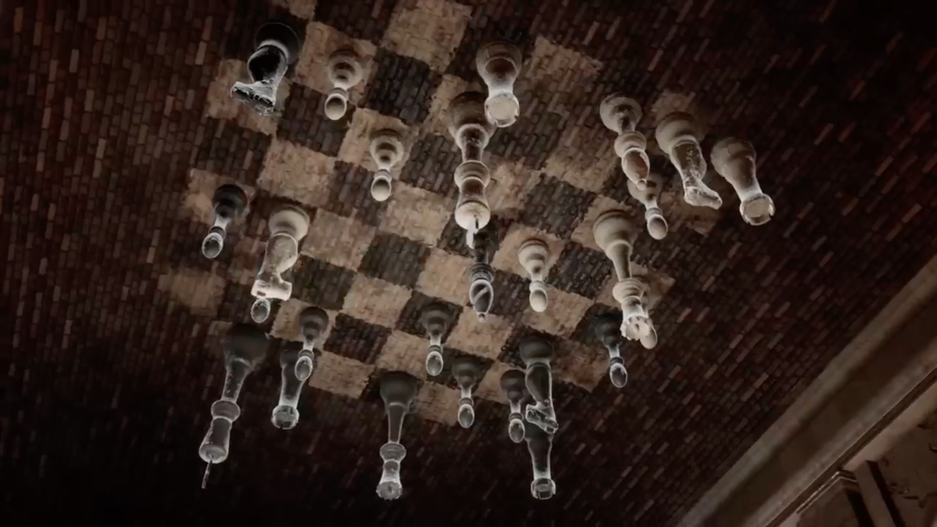 upside down chessboard
