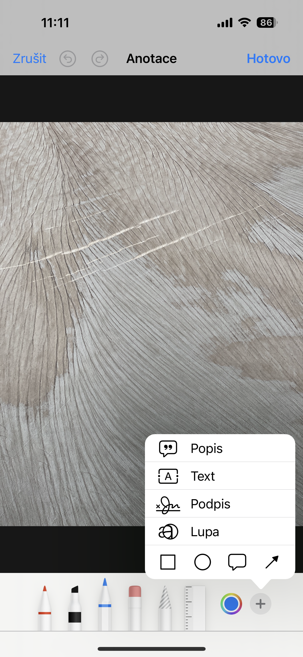 wood texture annotation options