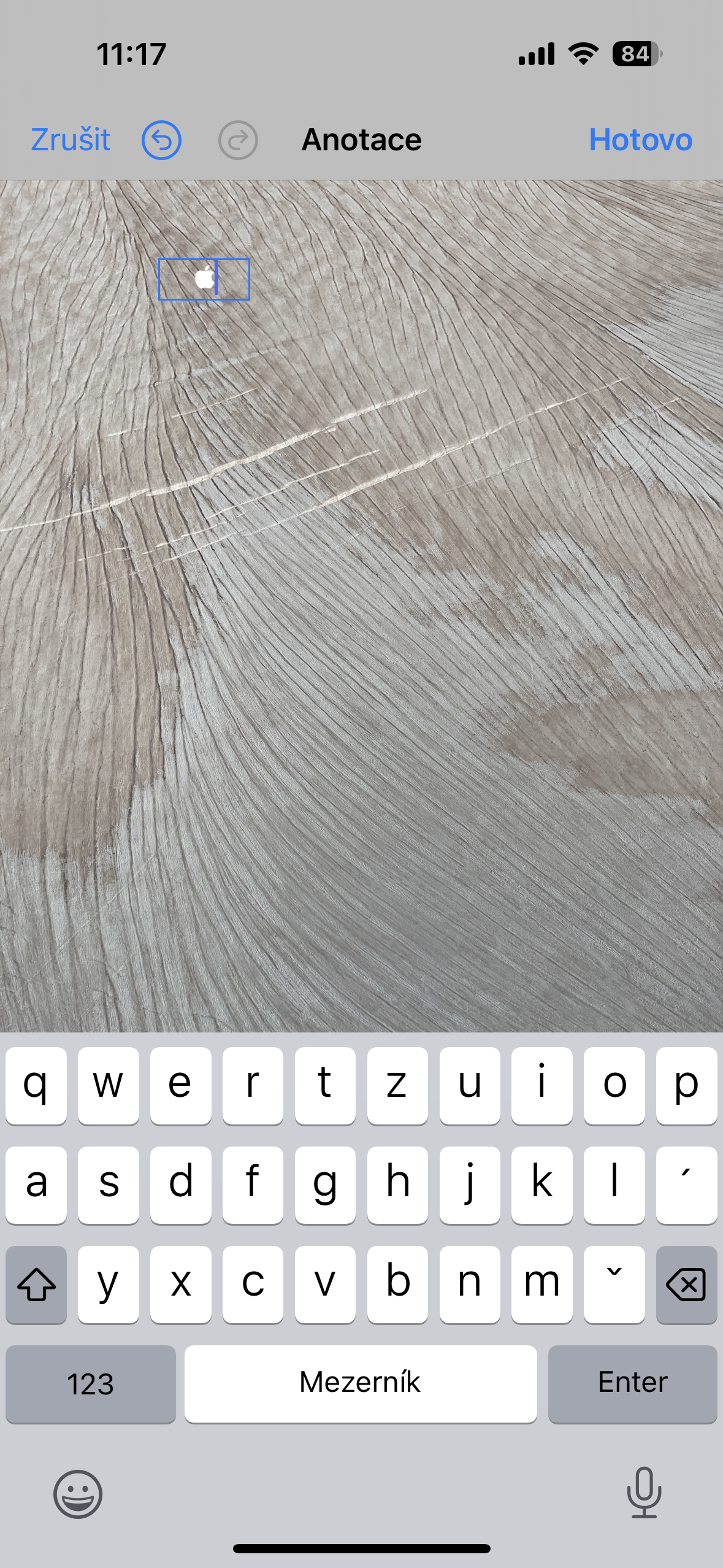 wood texture keyboard input