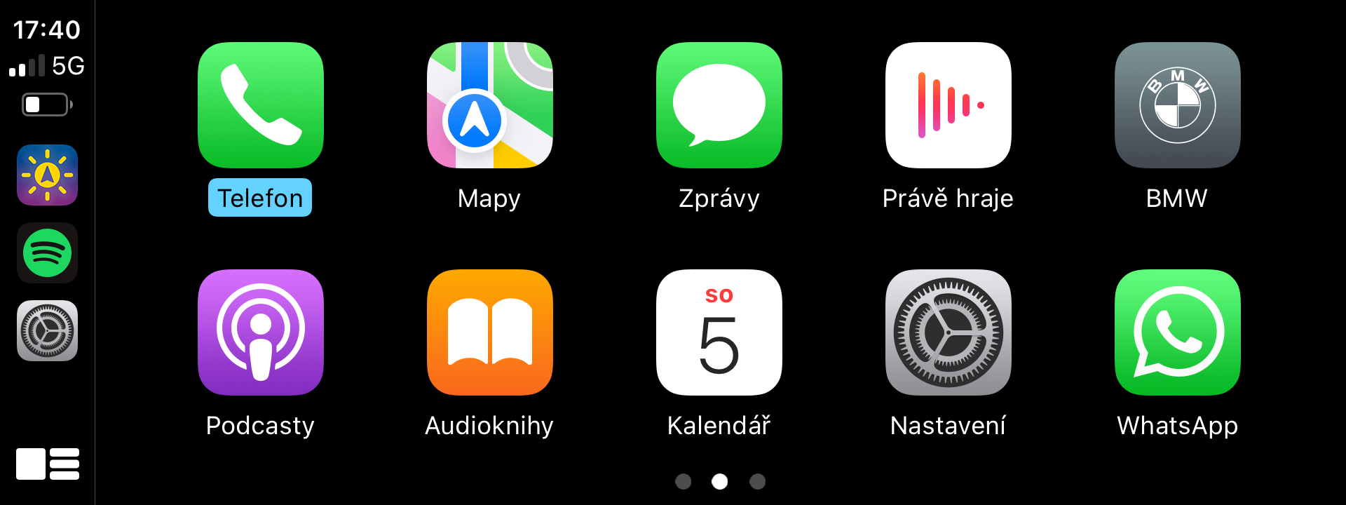 carplay app icons screen