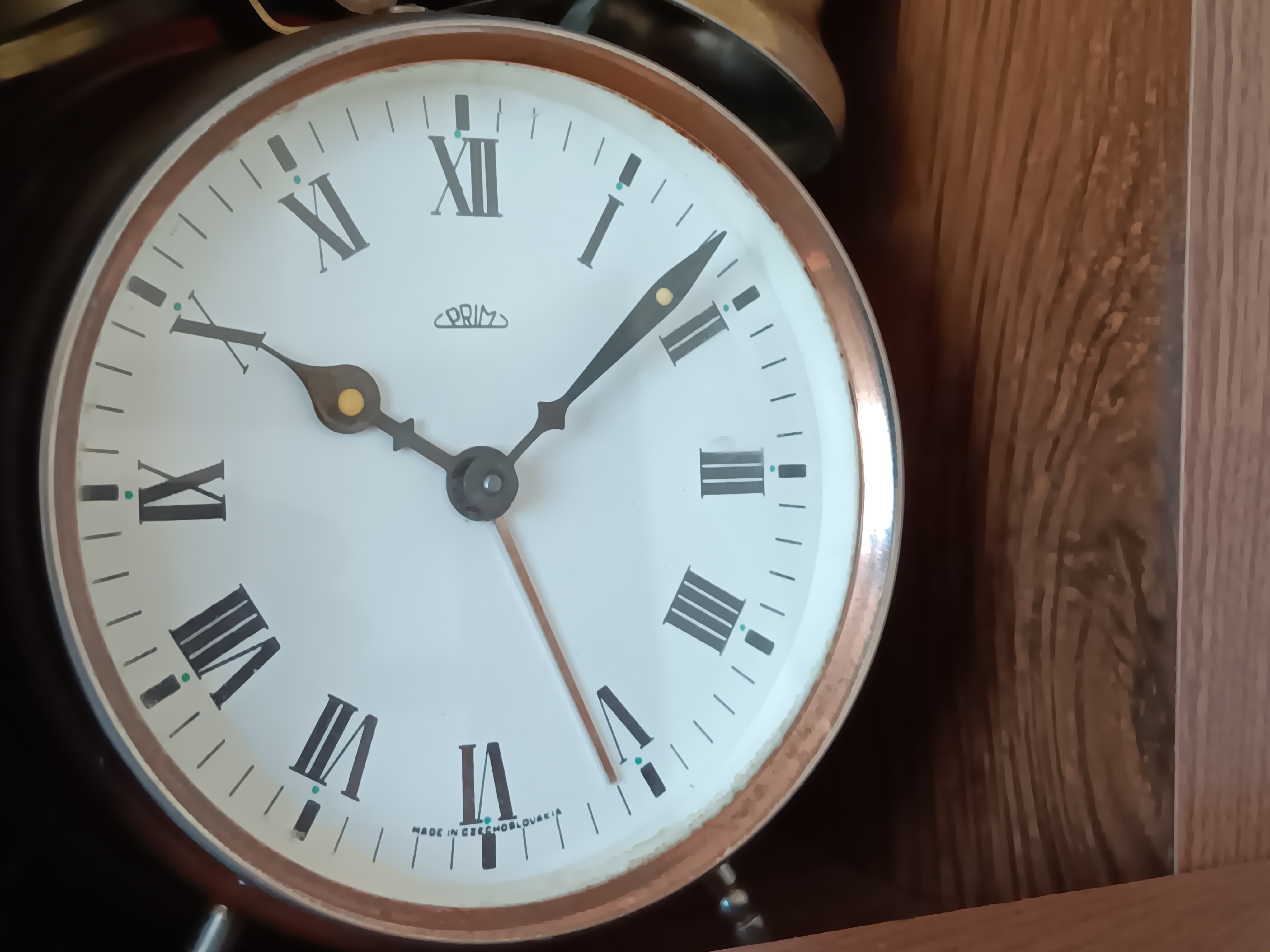 close up vintage clock