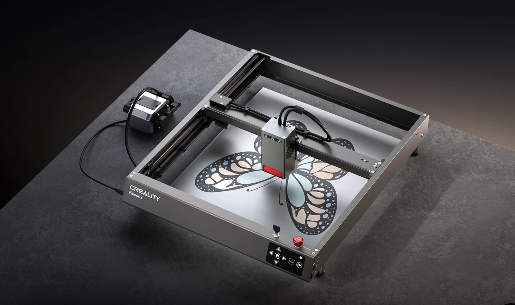 creality falcon2 butterfly design