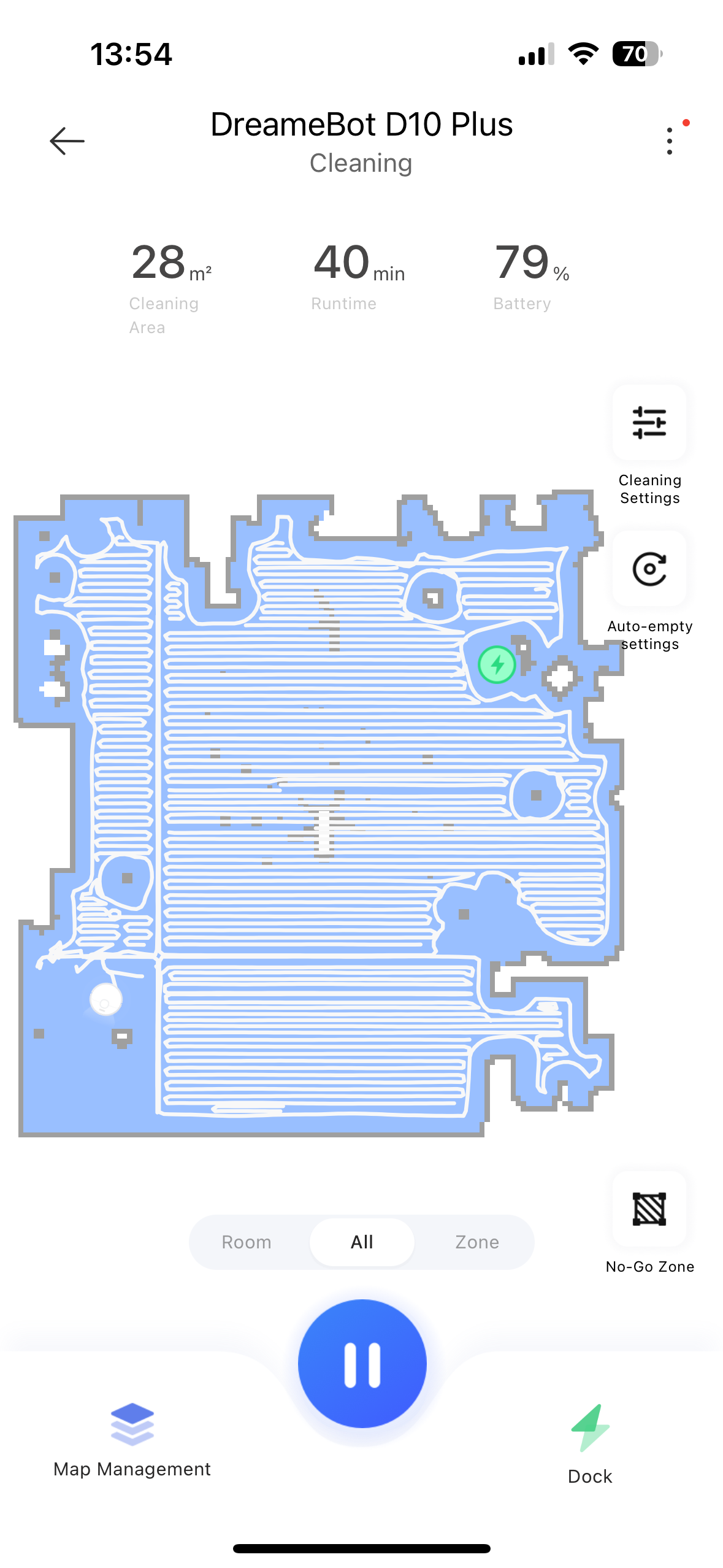 dreamebot cleaning ongoing