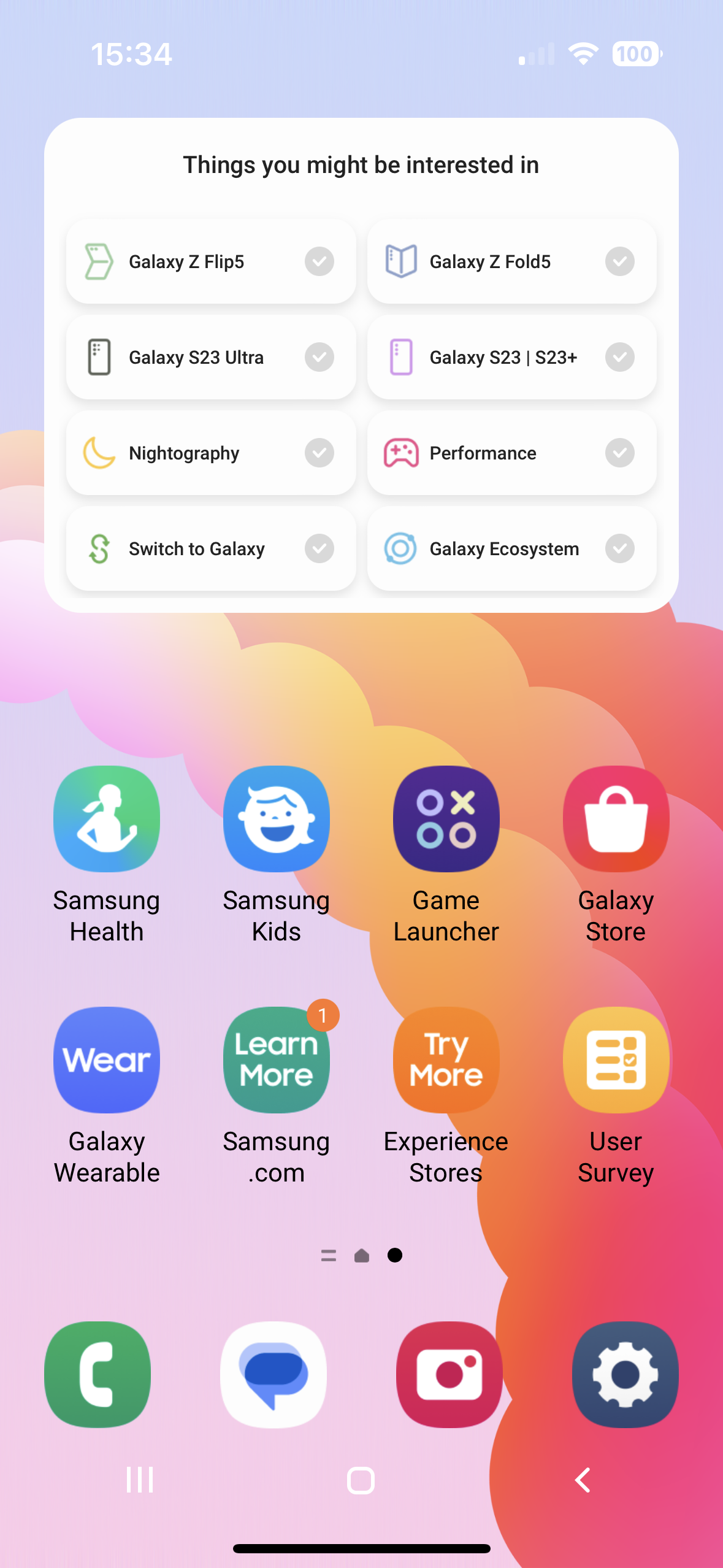 galaxy apps suggestions