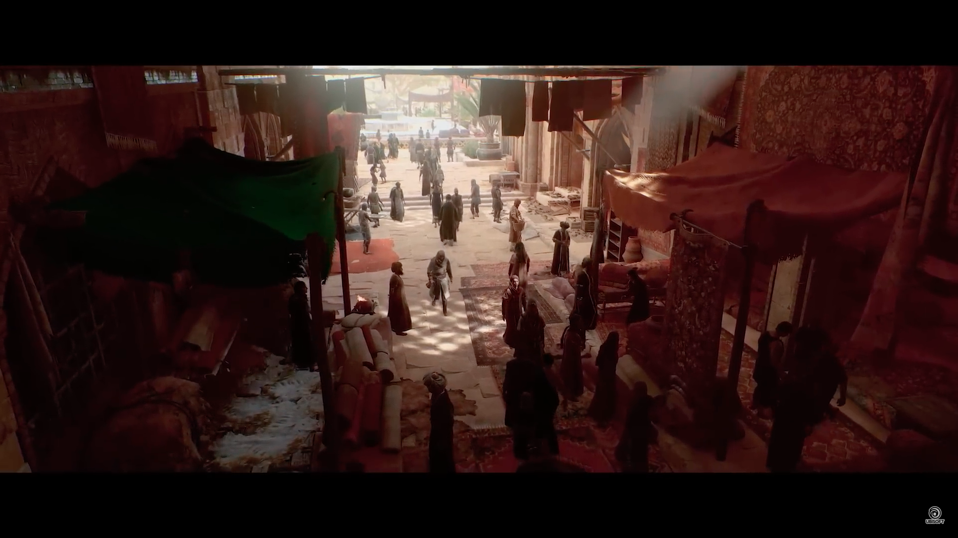 market scene historical setting