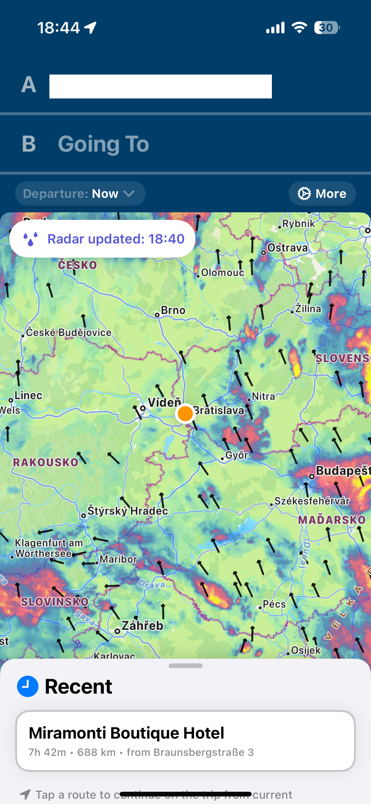 navigation app map view