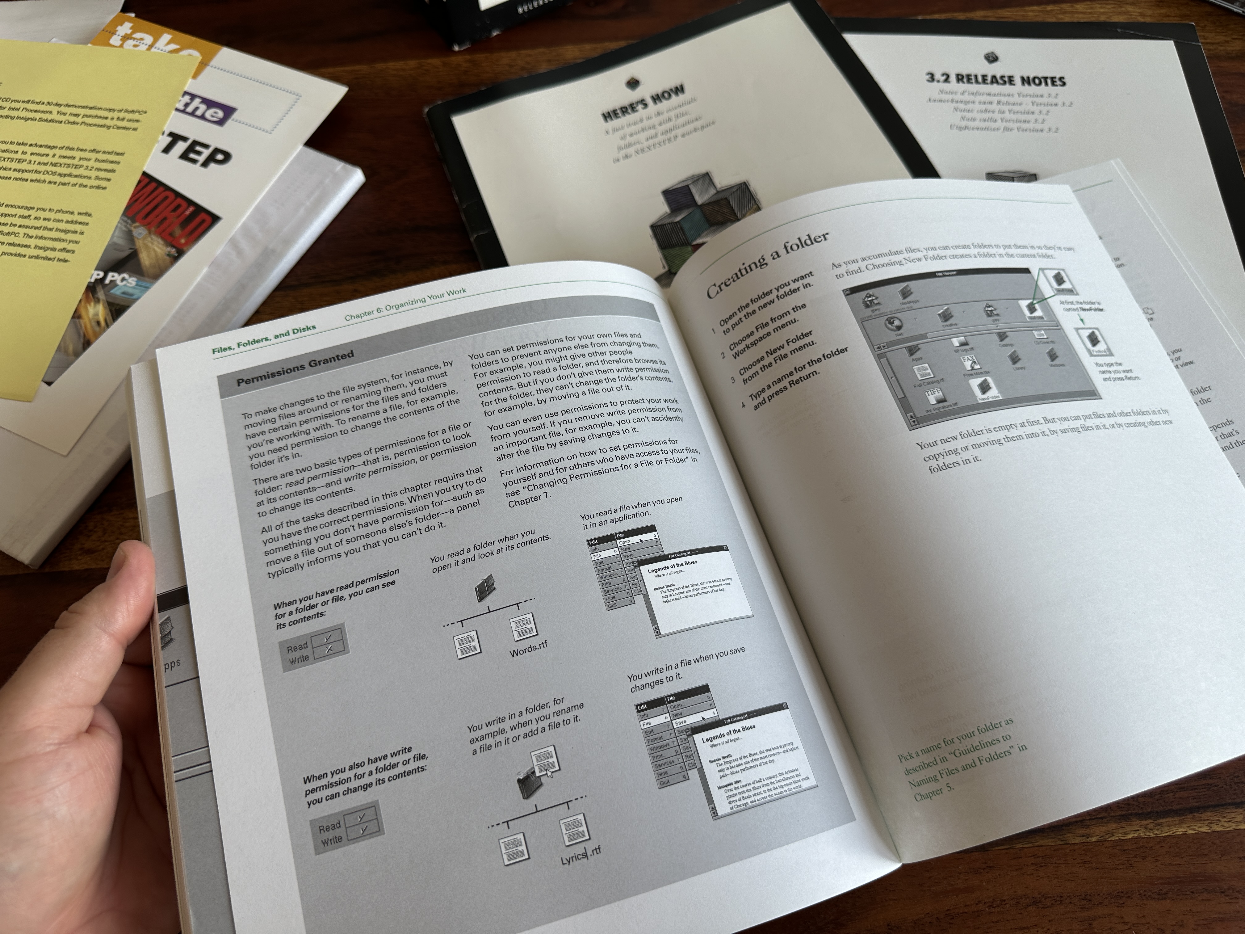 nextstep creating folder guide