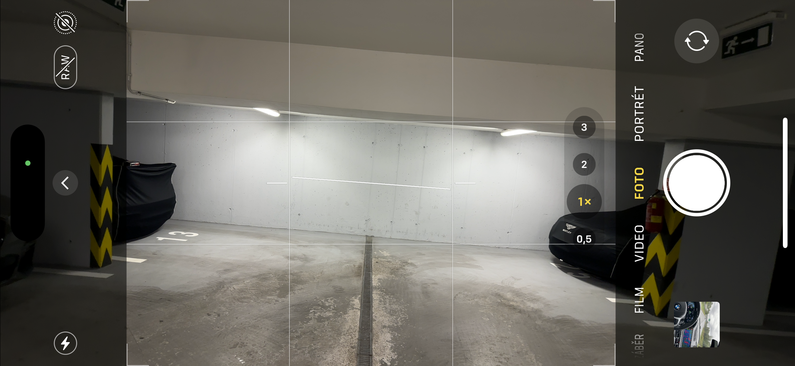 parking garage side view