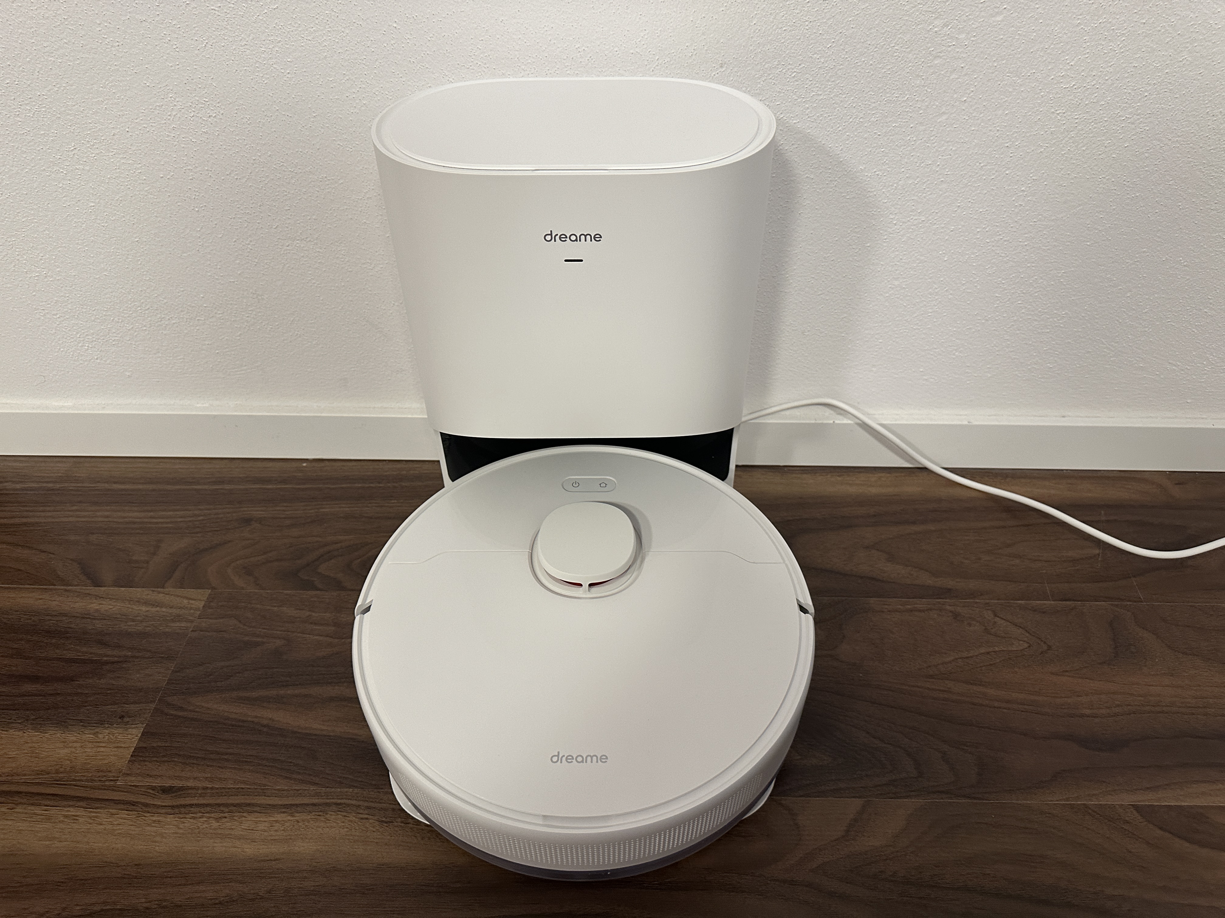 robot vacuum on dock