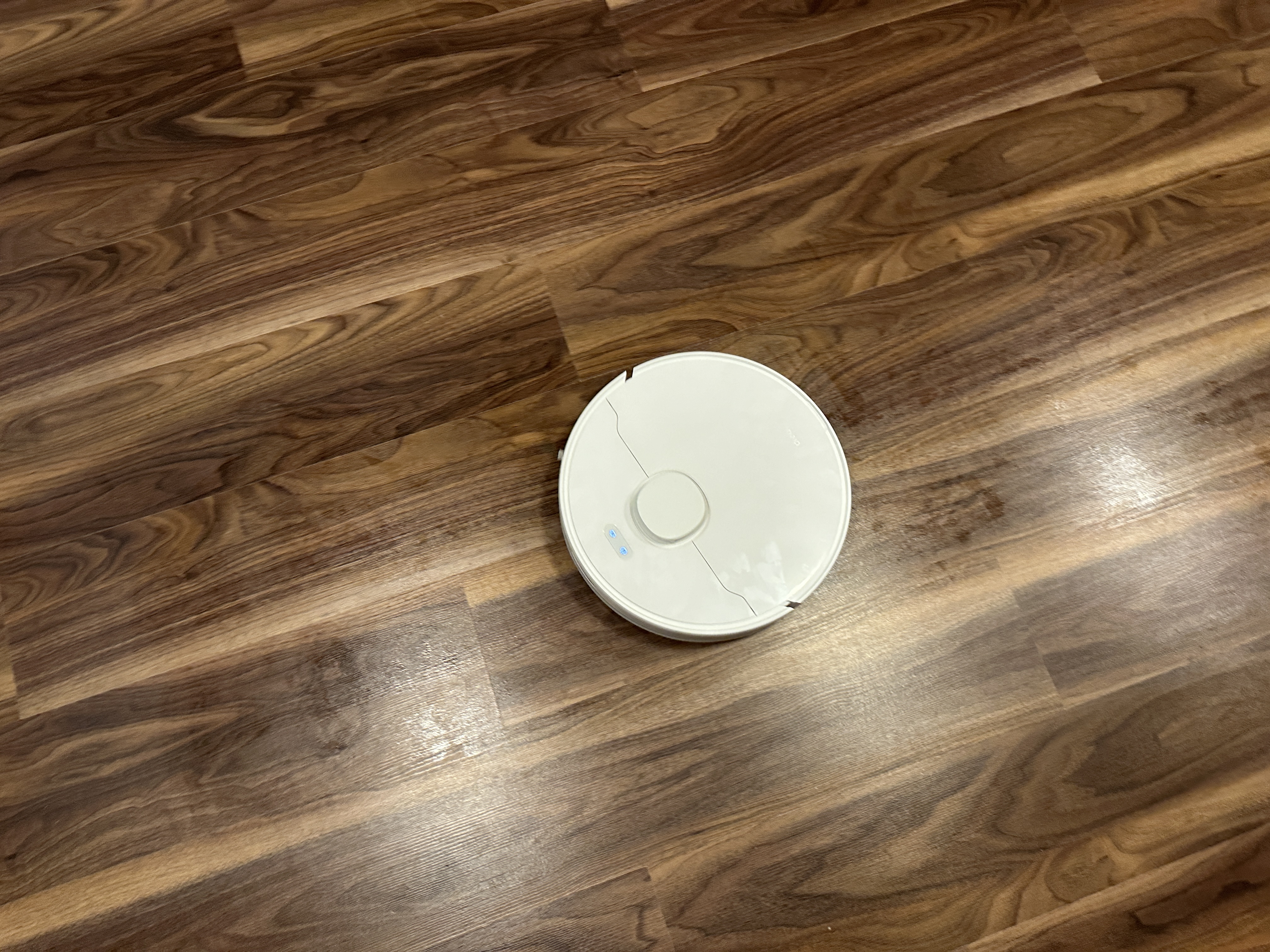 robot vacuum on floor