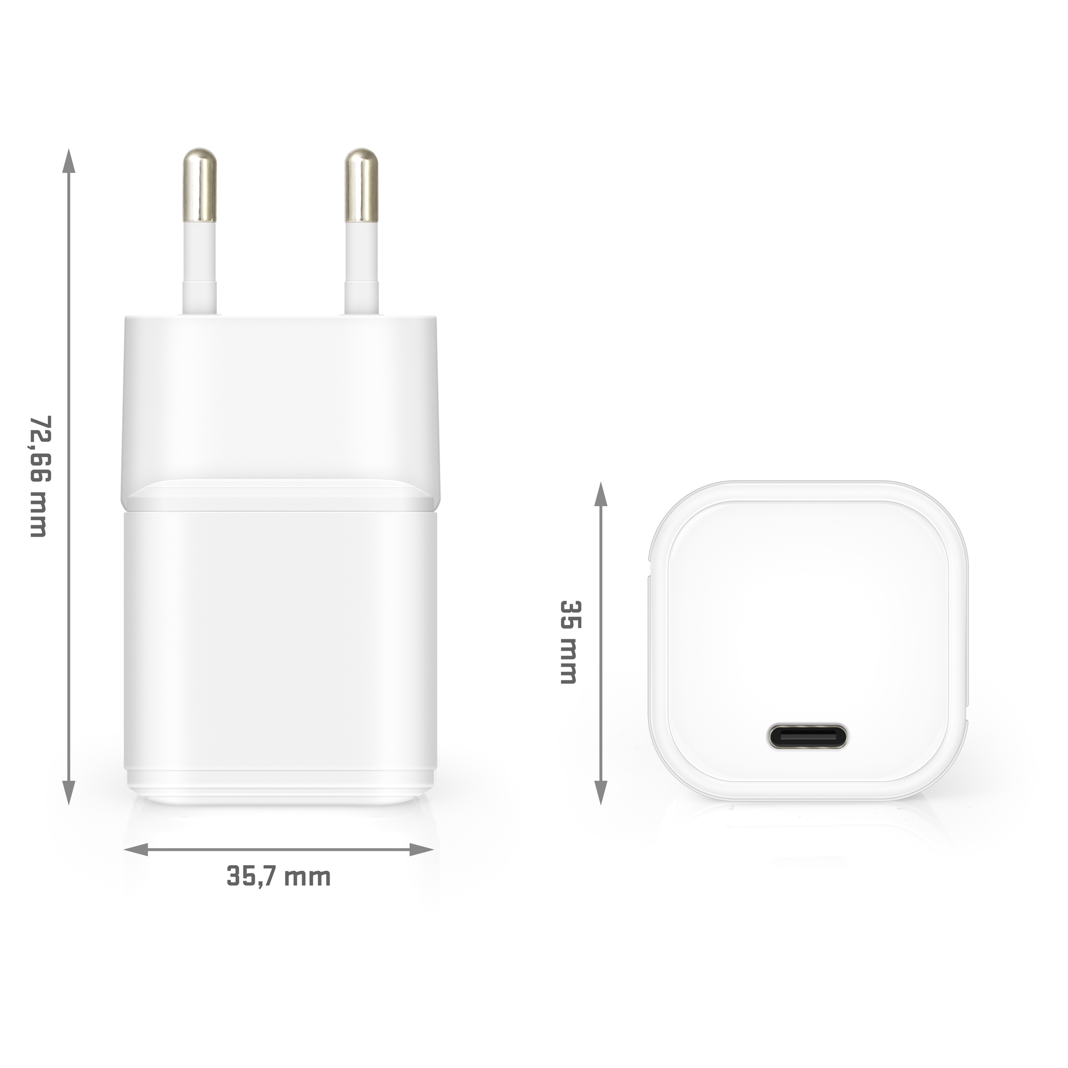 usb charger dimensions