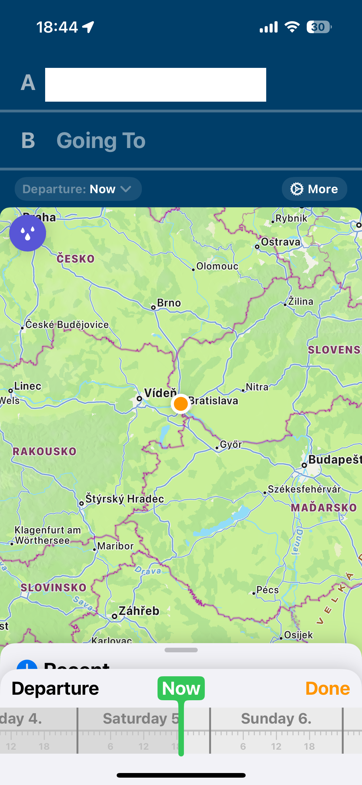 weather map current departure