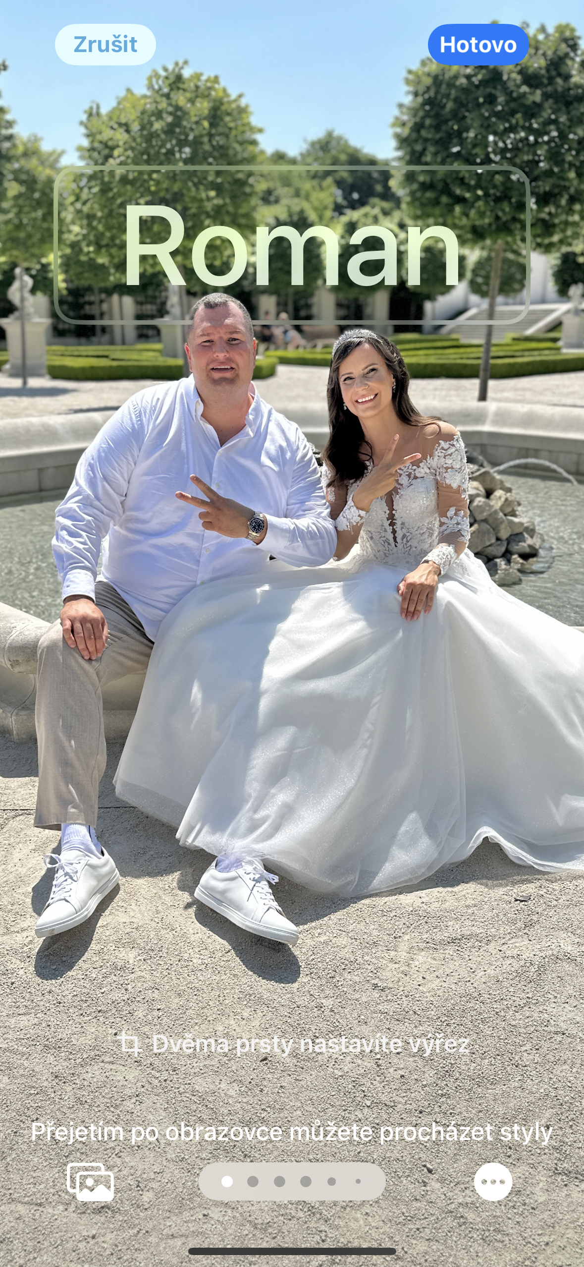 wedding couple photo edit