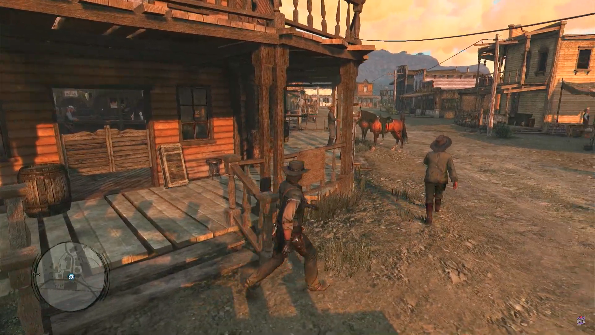 western video game scene