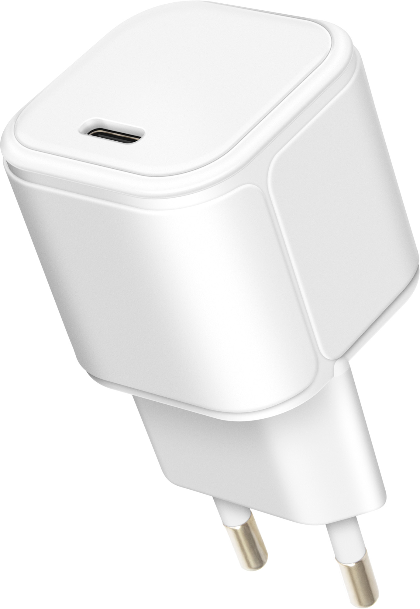 white usb charger