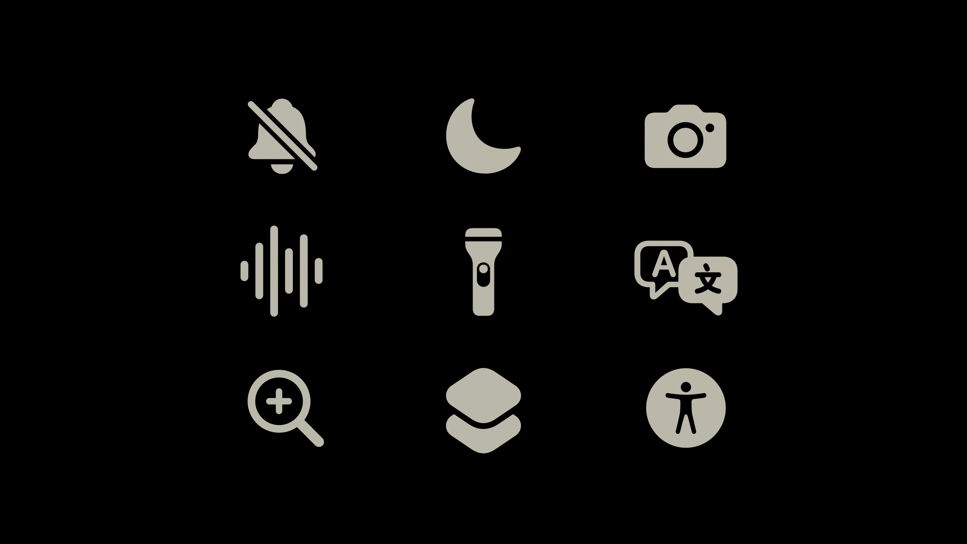 action button icons