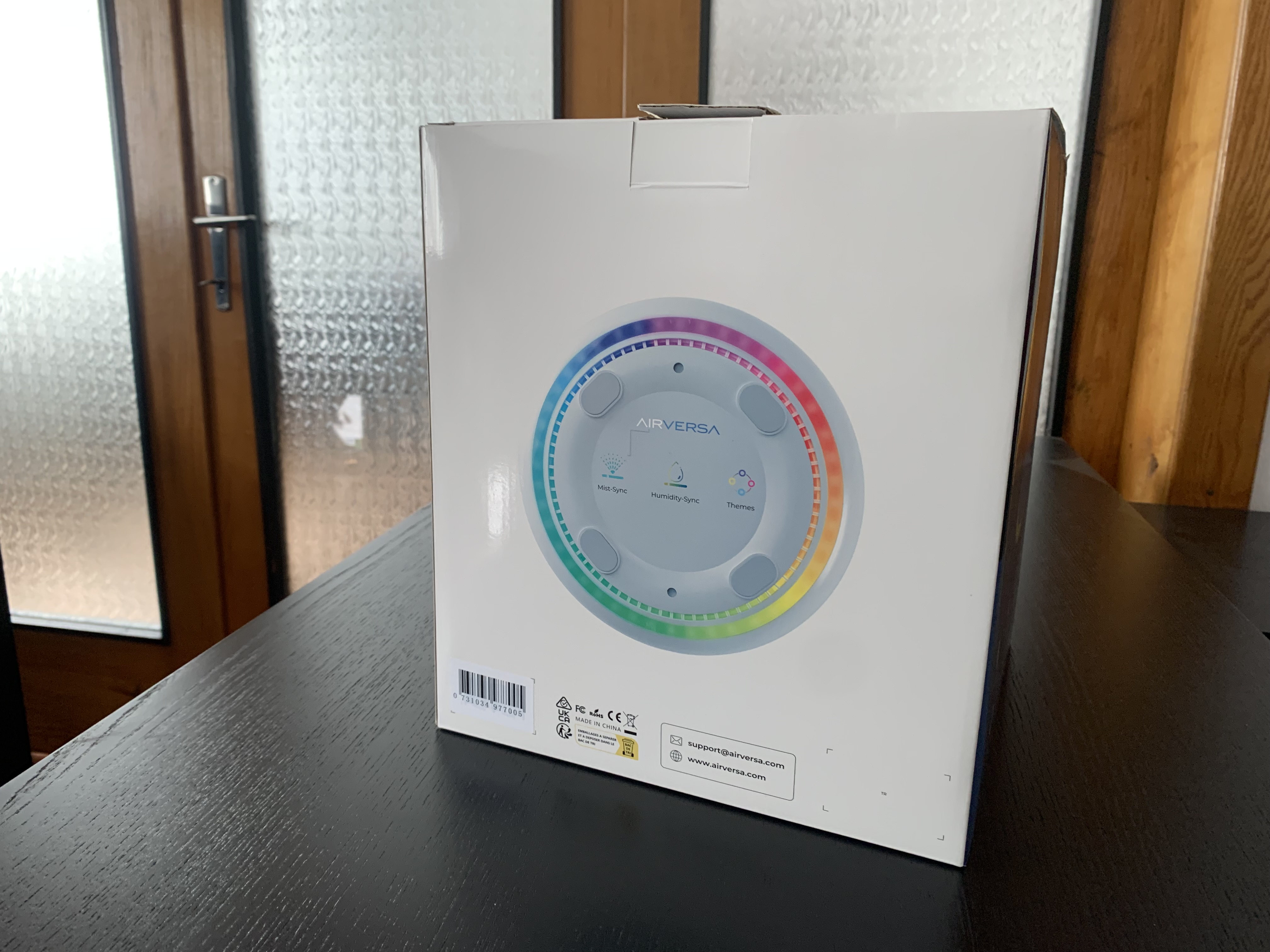 air versa humidifier box back