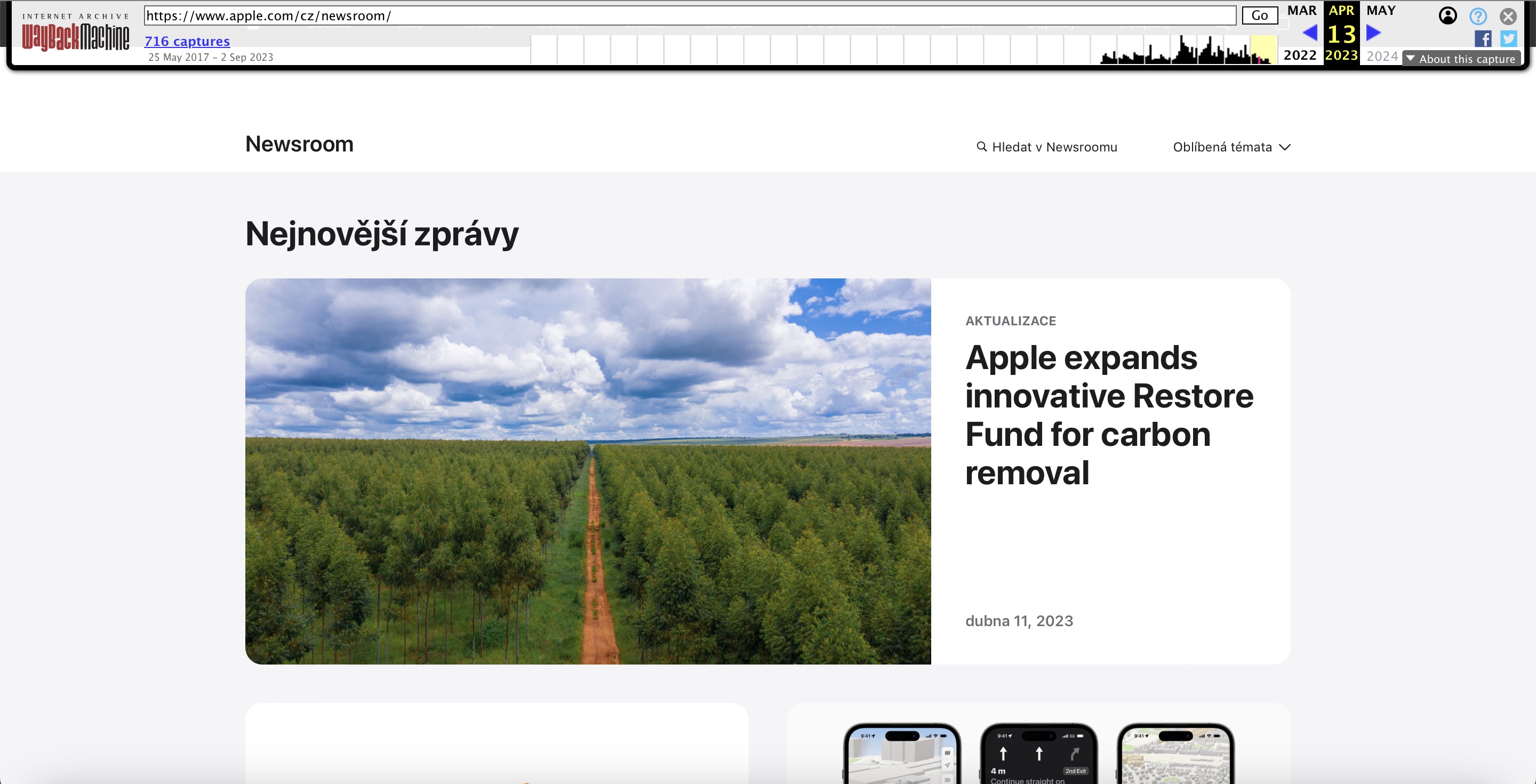 apple carbon removal initiative