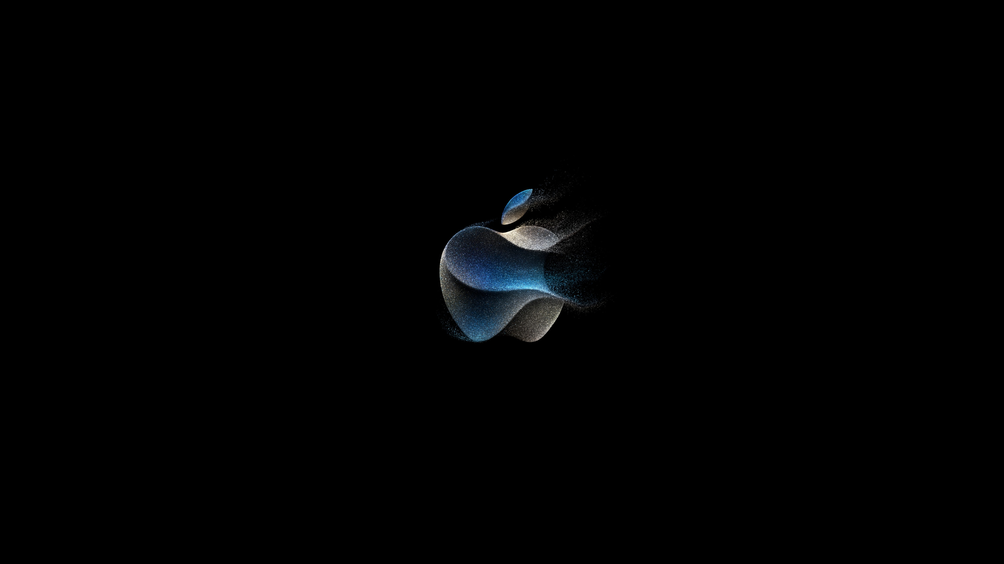 apple logo abstract
