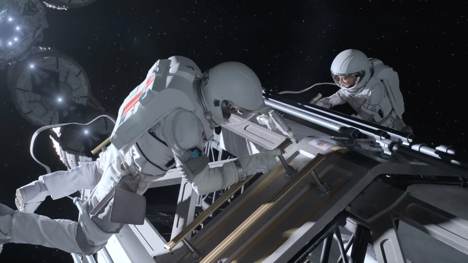 astronauts spacewalk