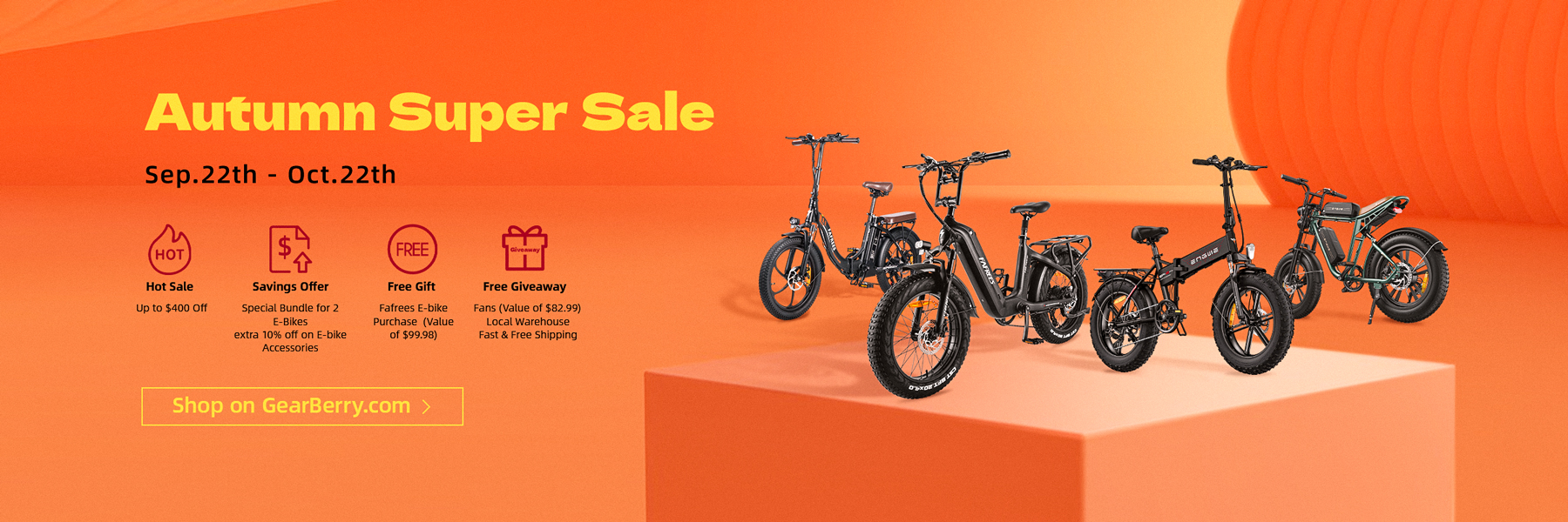 autumn super sale bikes