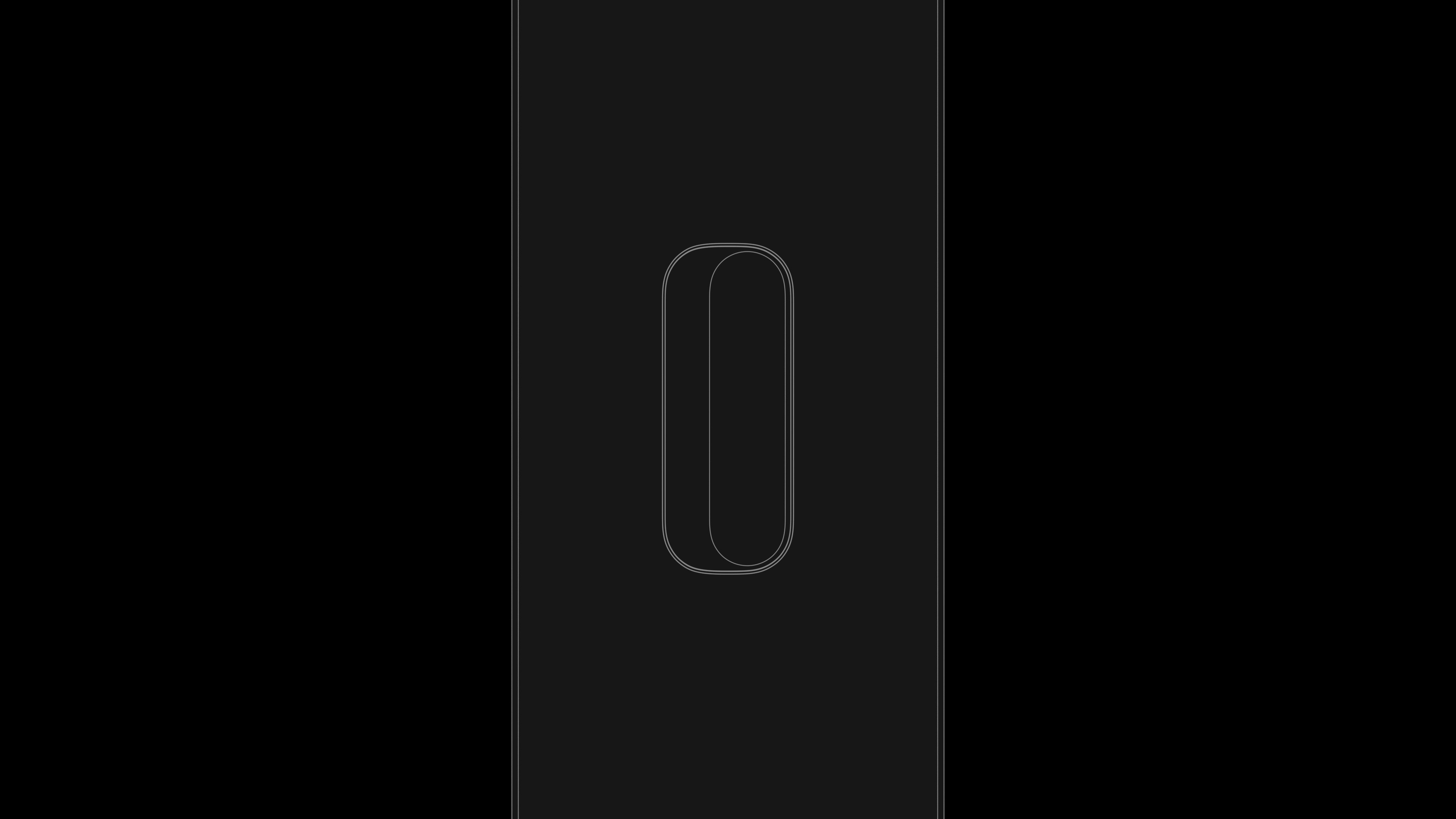 black screen outline
