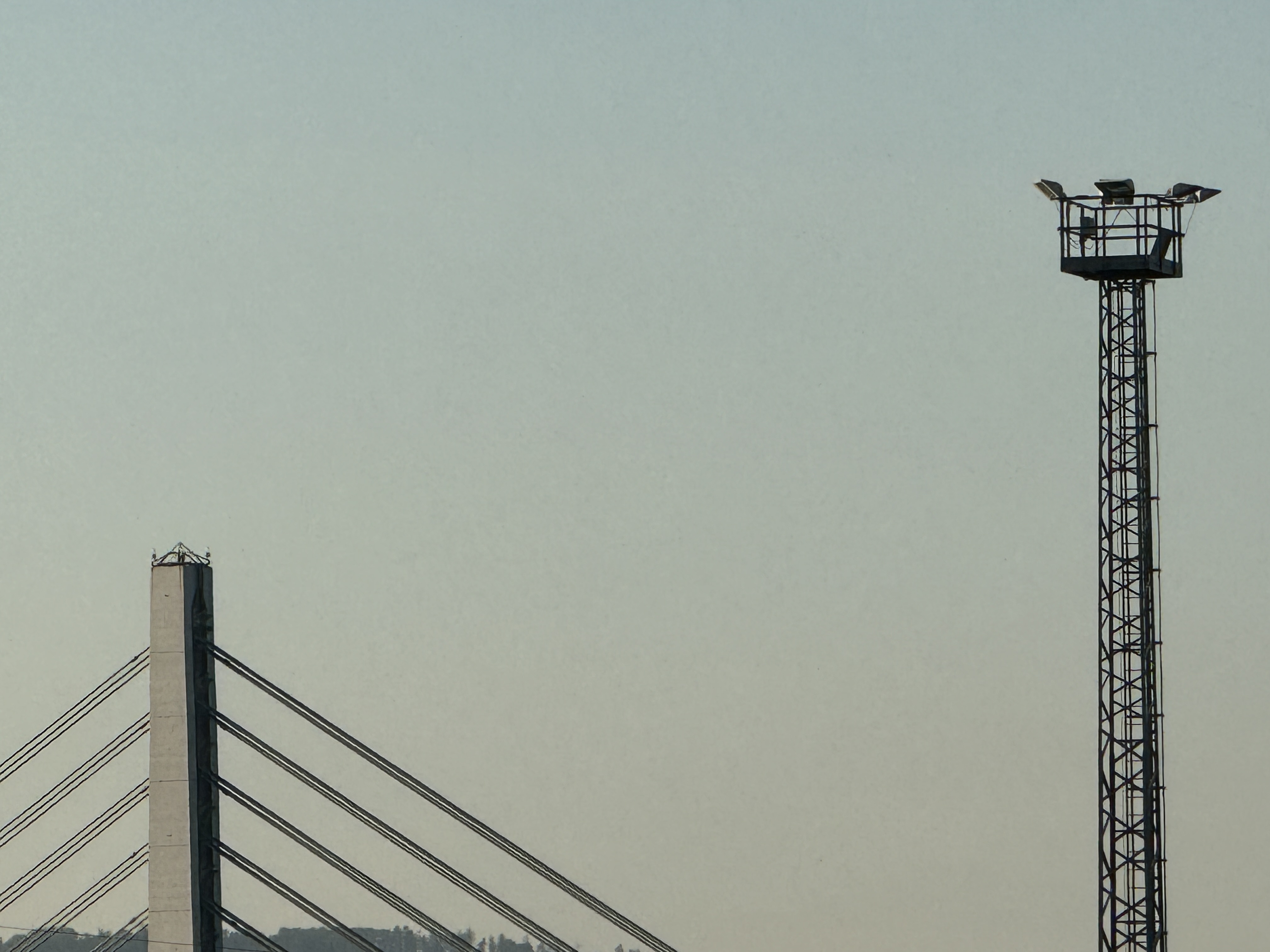 bridge tower light pole