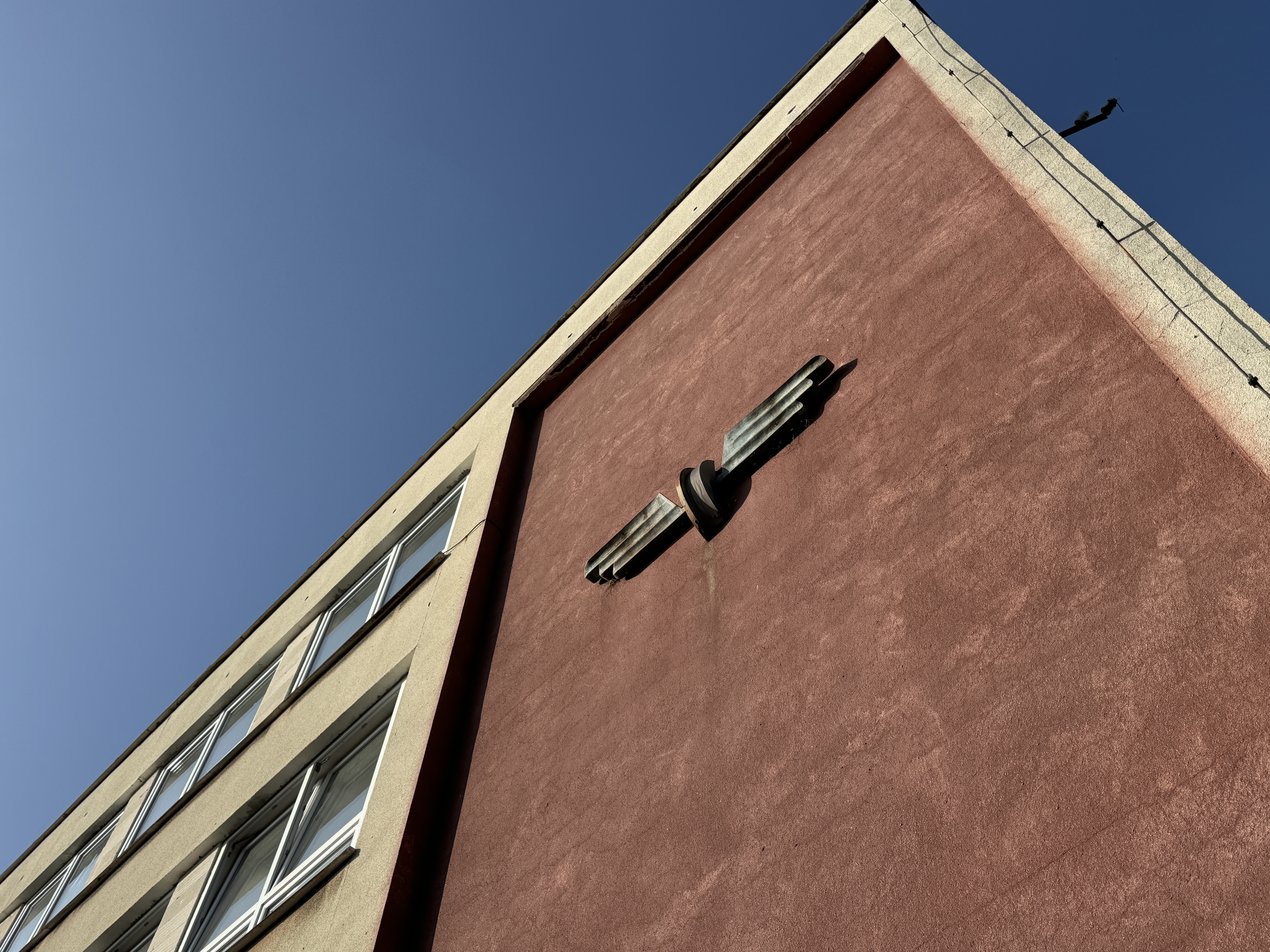 building corner closeup