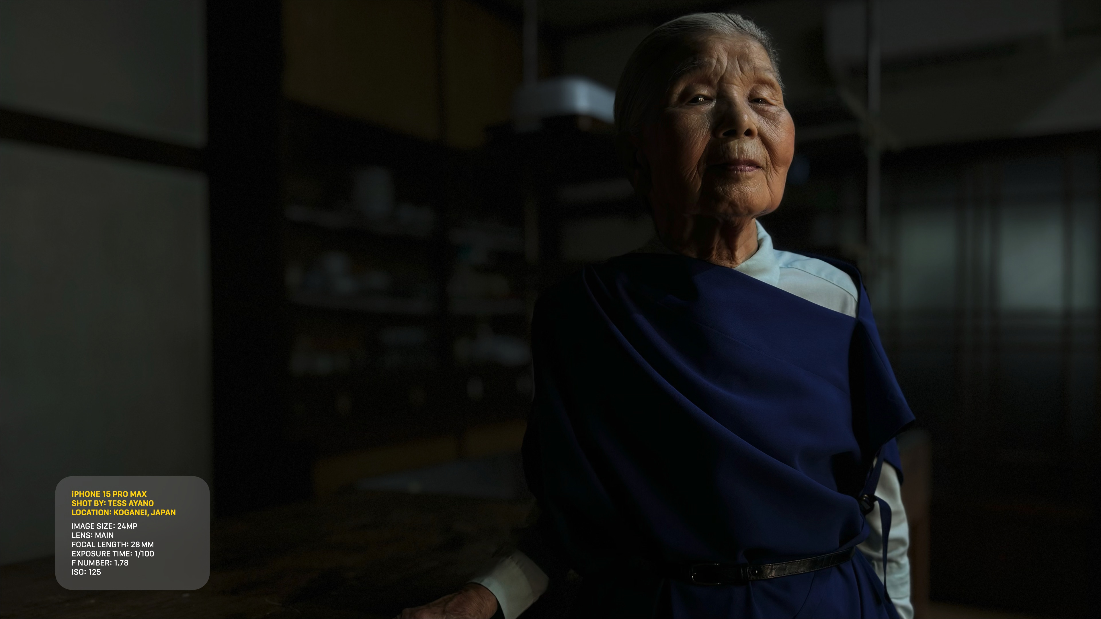 elderly person portrait