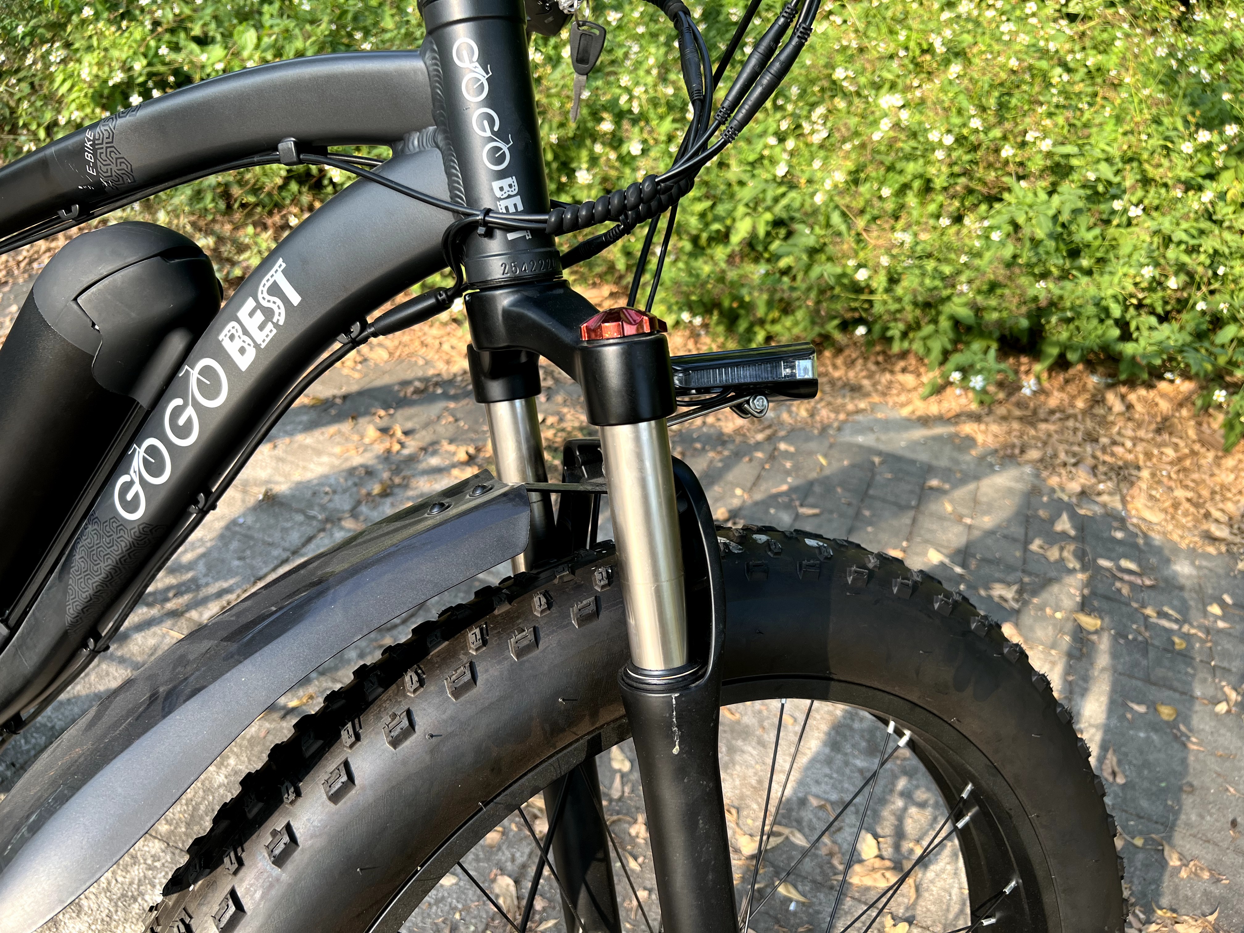 electric bike front suspension